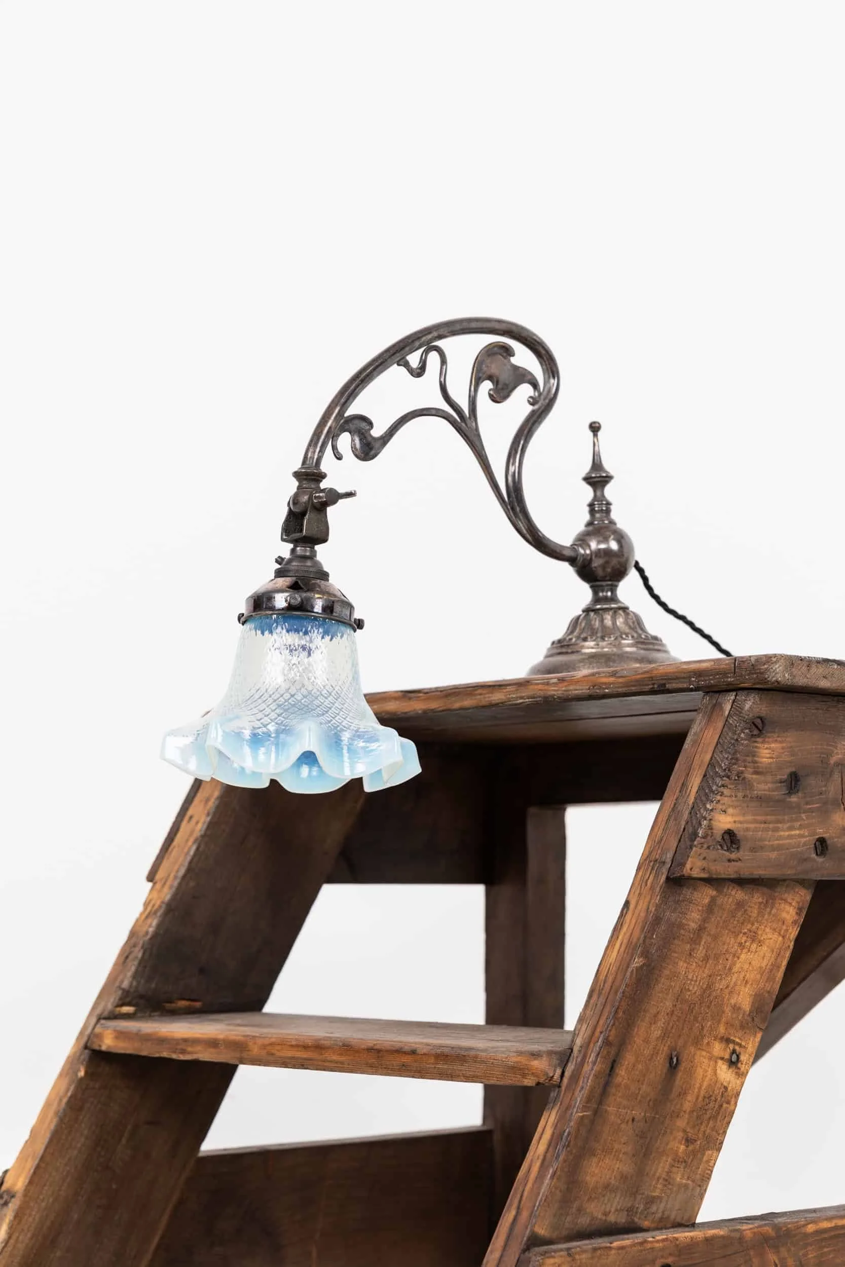 Antique Art Nouveau Silver Plated Brass Piano Lamp (12).jpg