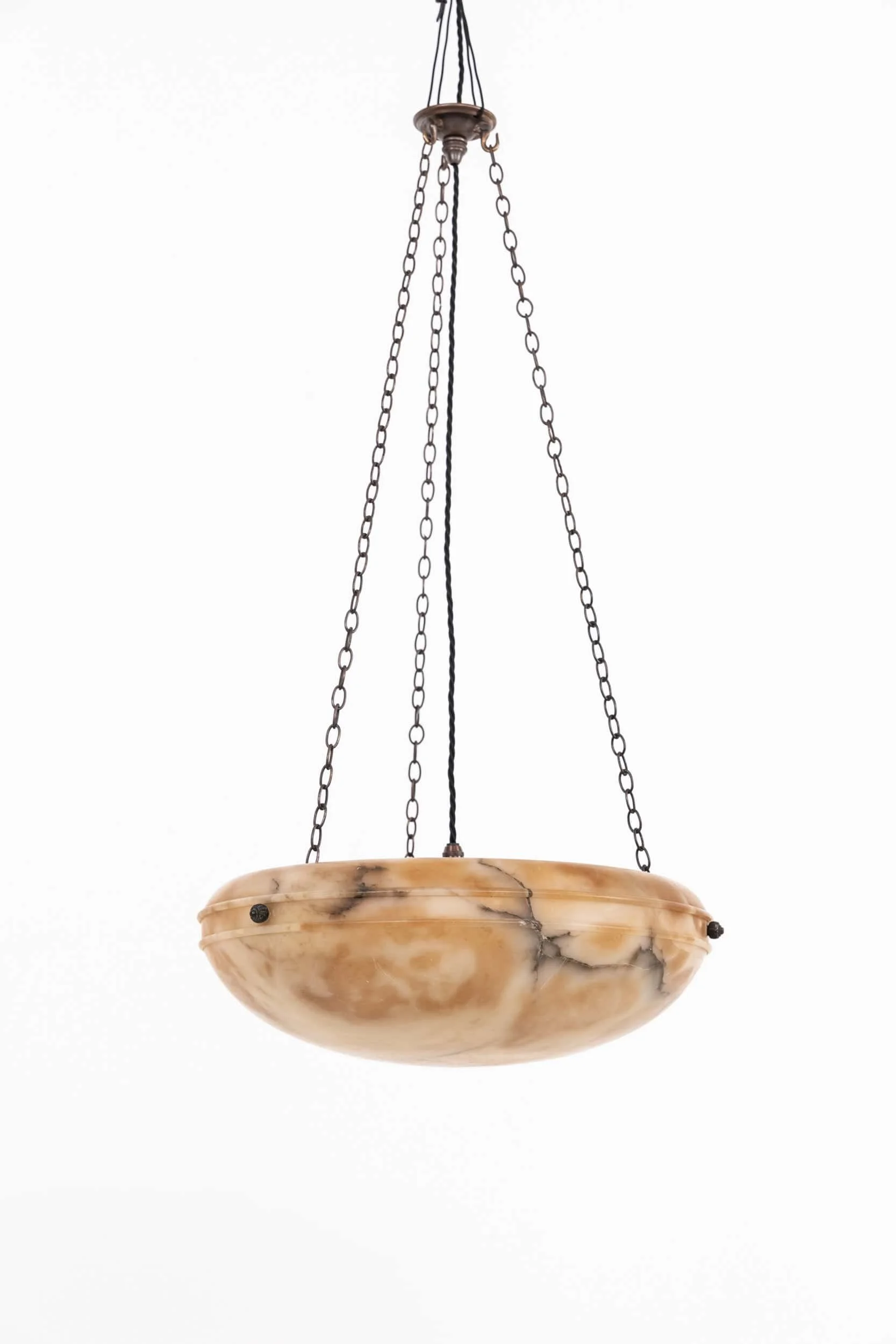 Antique Alabaster Plafonnier Bowl Ceiling Light (1).jpg