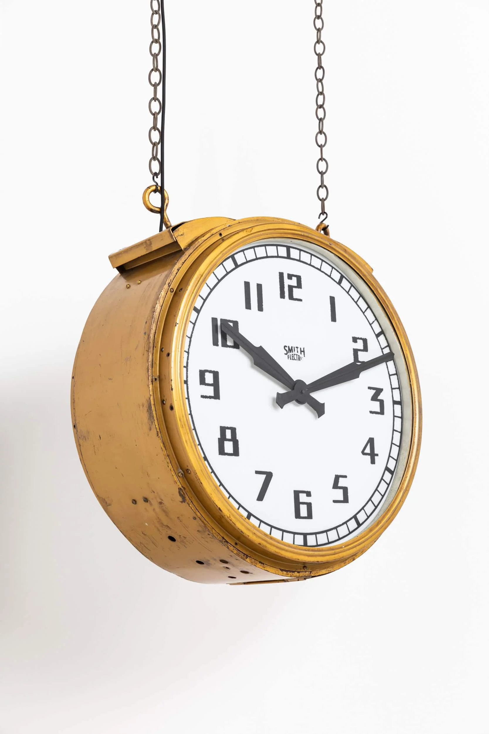 Antique Art Deco Large Double Sided Illuminated Smiths Clock (1).jpg