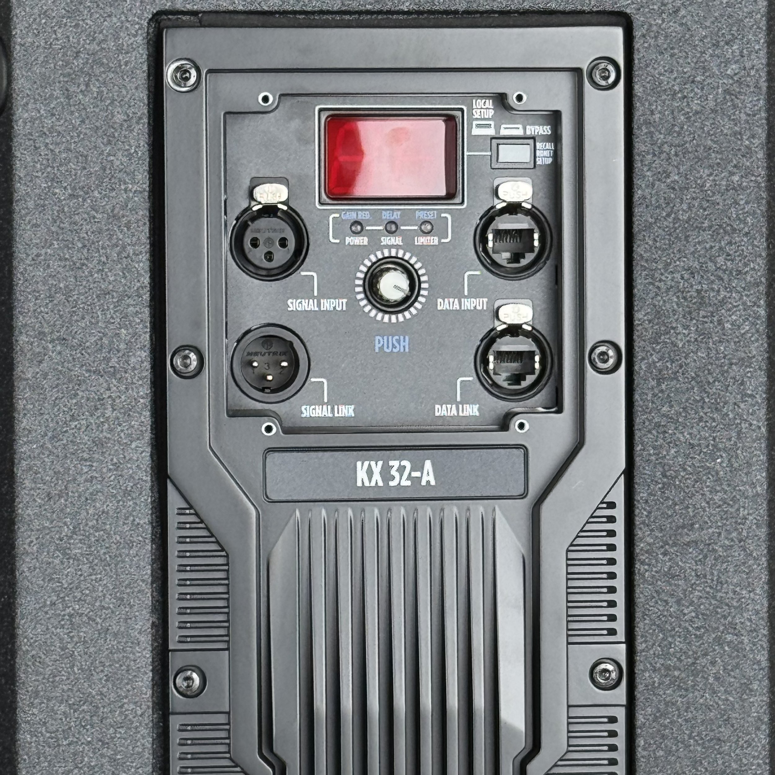 KX 32 amp inputs.jpeg RCF KX 32-A KX 32 New Used Haye Productions LLC New Jersey