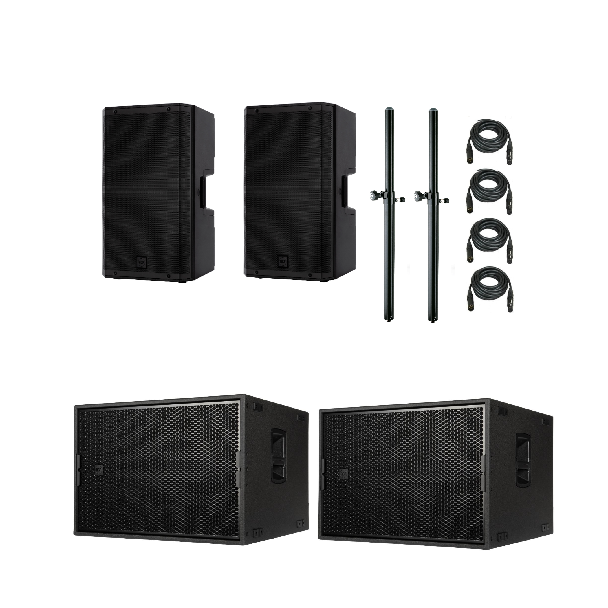 RCF ART 945-A Powered System w/ SUB 9019-AS Subwoofers