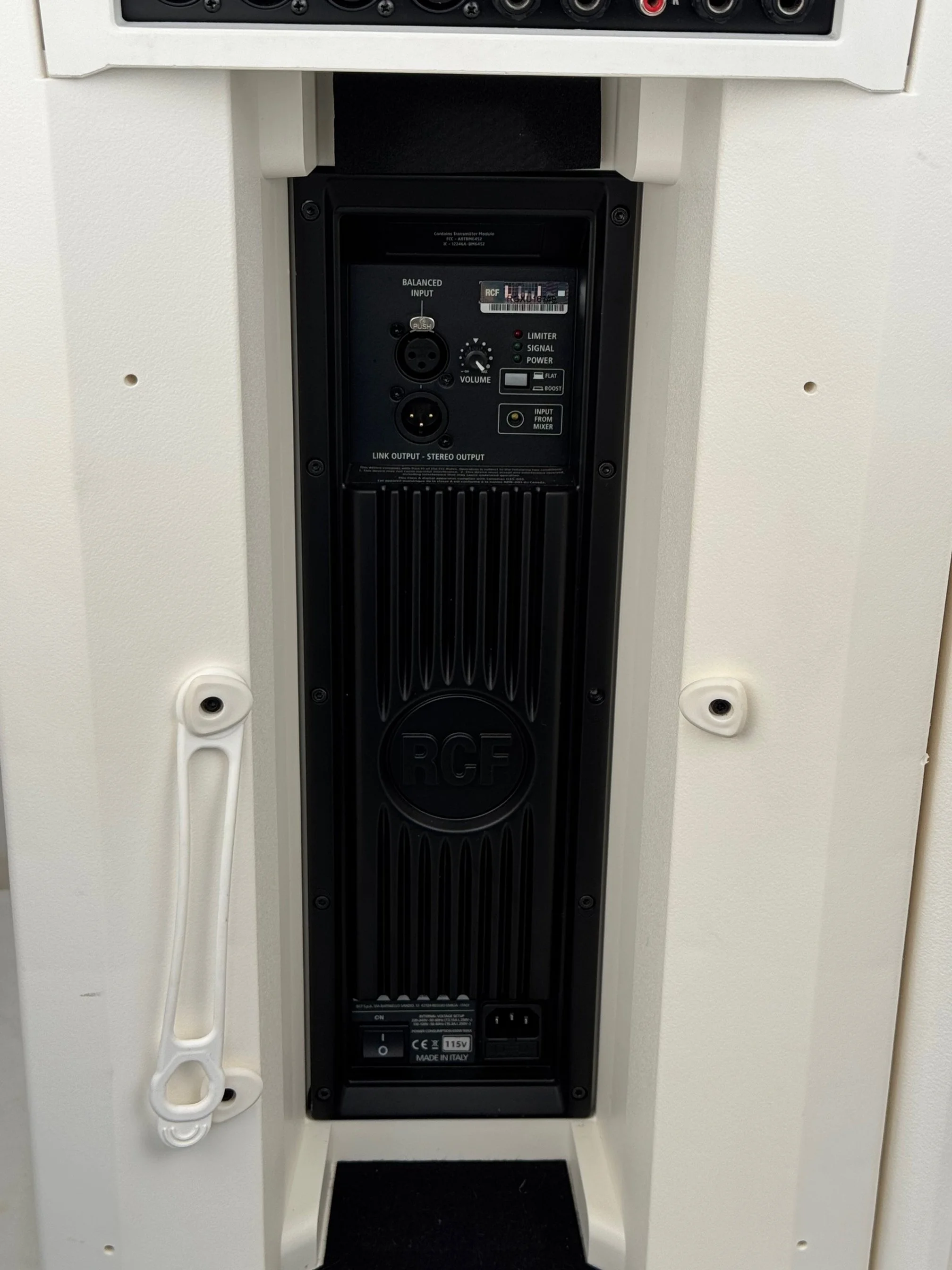 RCF Evox Jmix 8 (WHITE) power speaker (open box)