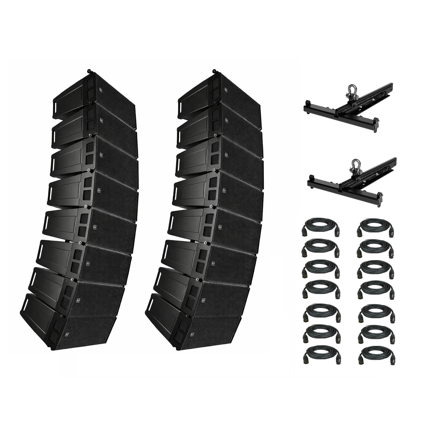 RCF HDL 6-A 16-Box Complete Package for Sale | Flyable Line Array