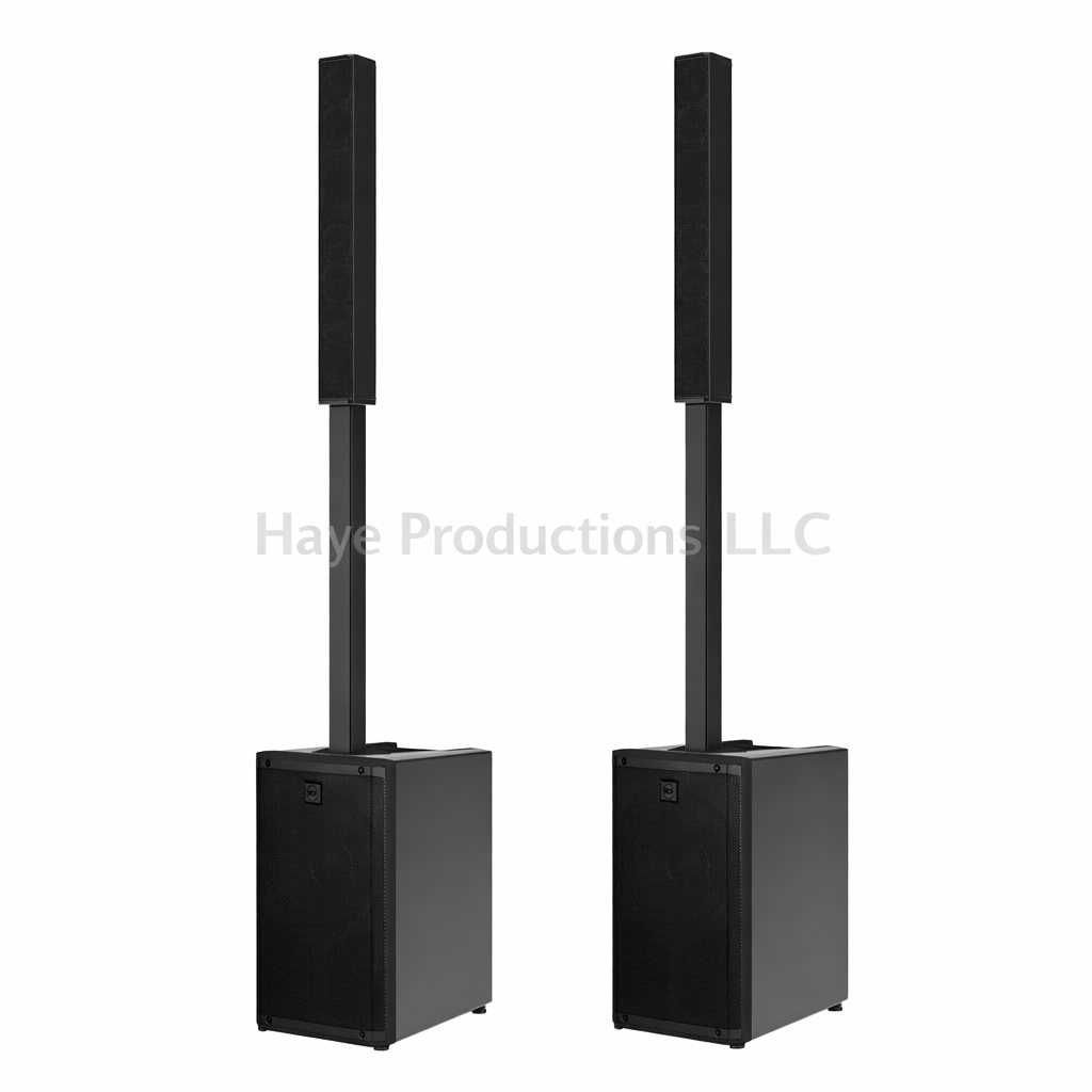RCF EVOX J9 Active Three‑Way Portable Column Speaker – Rental Package Premium Column PA System for Events, DJs & Live Sound – Professional Audio lehigh wedding