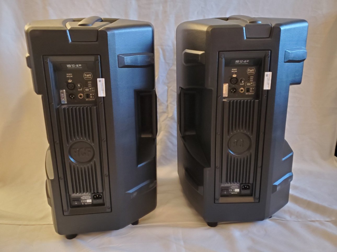 RCF HD 12 MK5 Powered Speakers - Store demo set