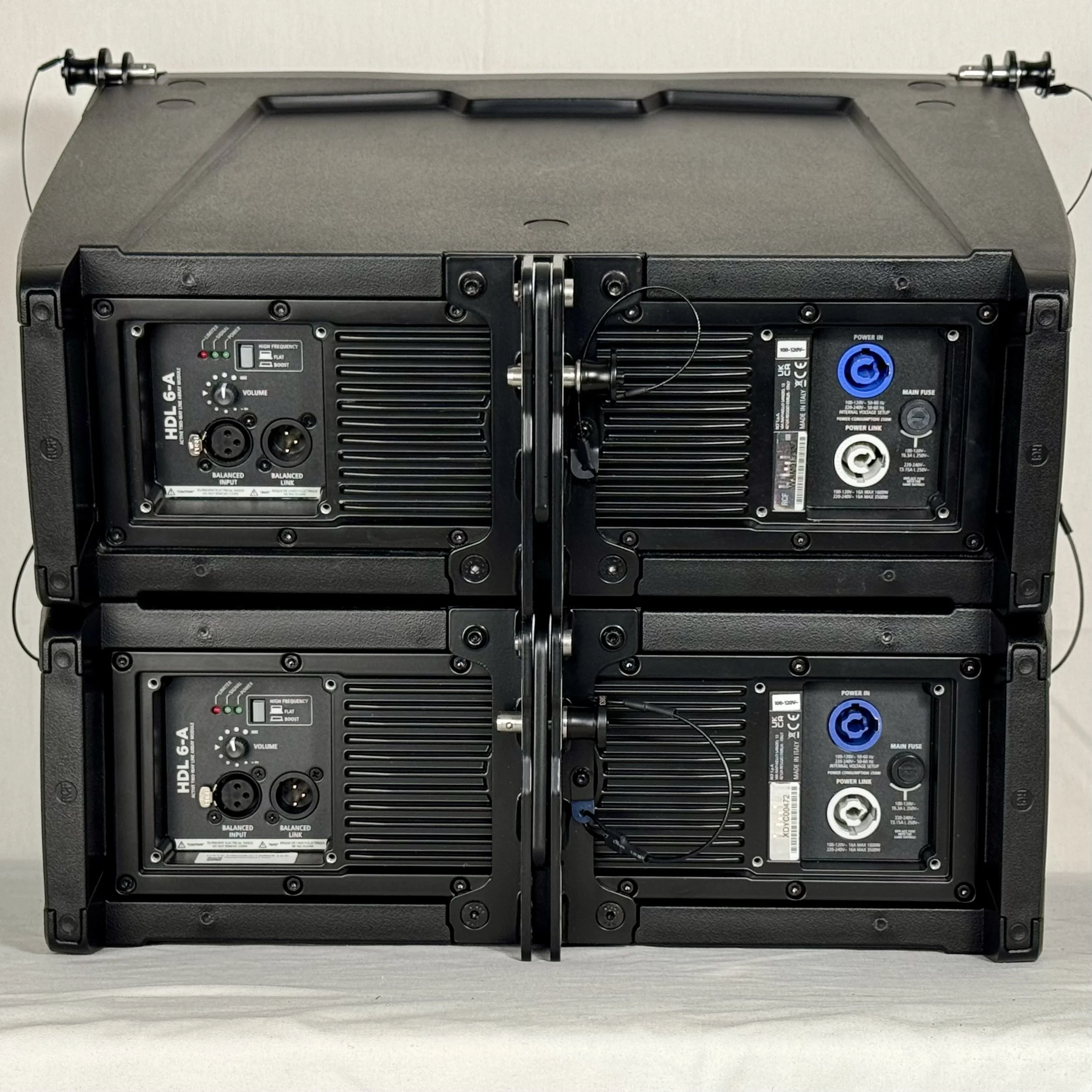 RCF HDL 6-A Active Line Array Speaker | 1400W | 131 dB | Pro Touring System | Open Box + Warranty