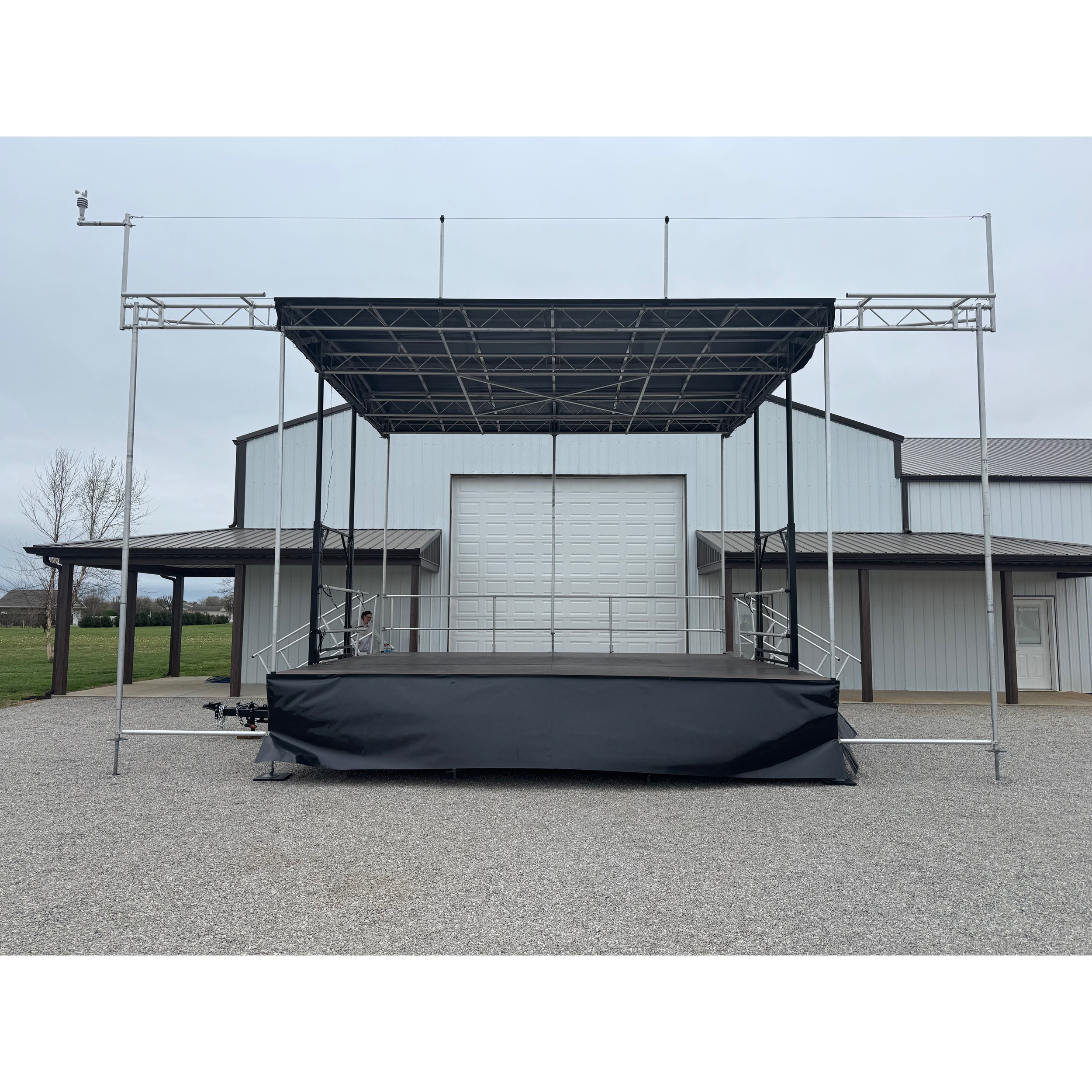 EuroStage ES-2016 - 20' x 16' Hydraulic Mobile Stage.