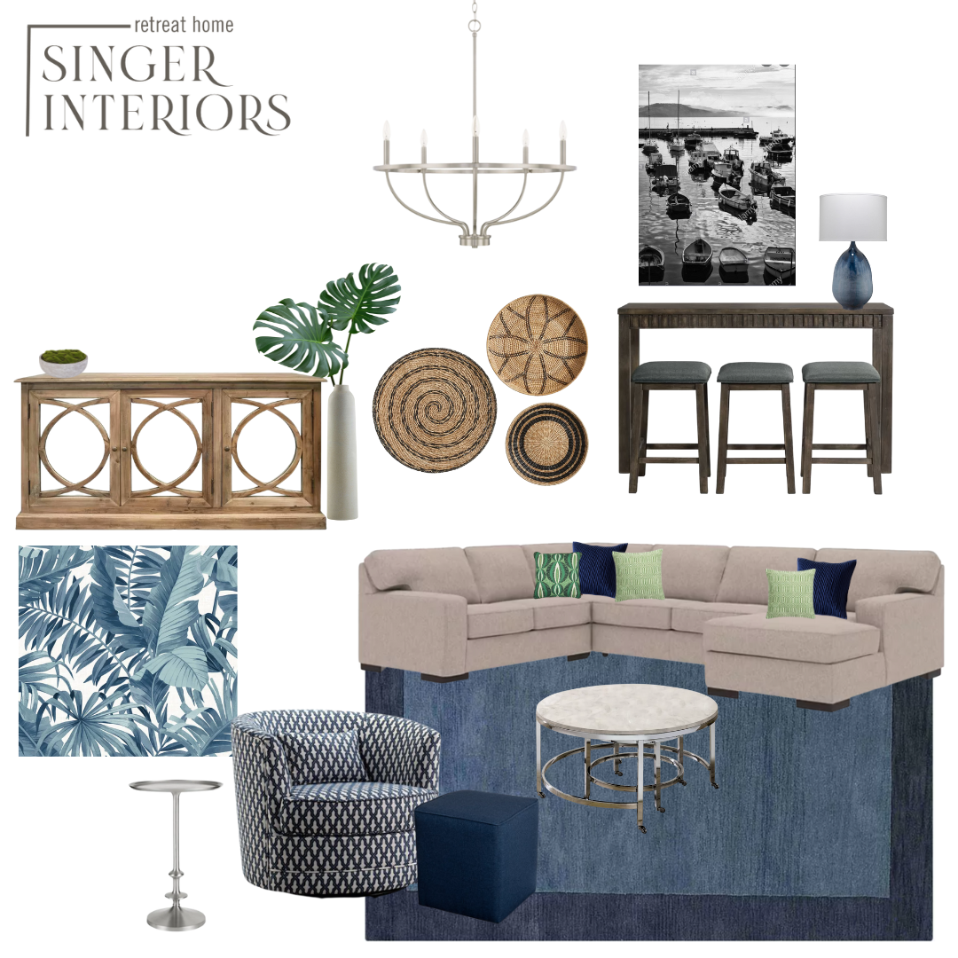 Vacation Rental Design and Set up to Maximize your Short Term Investment Revenue Living Room E Design