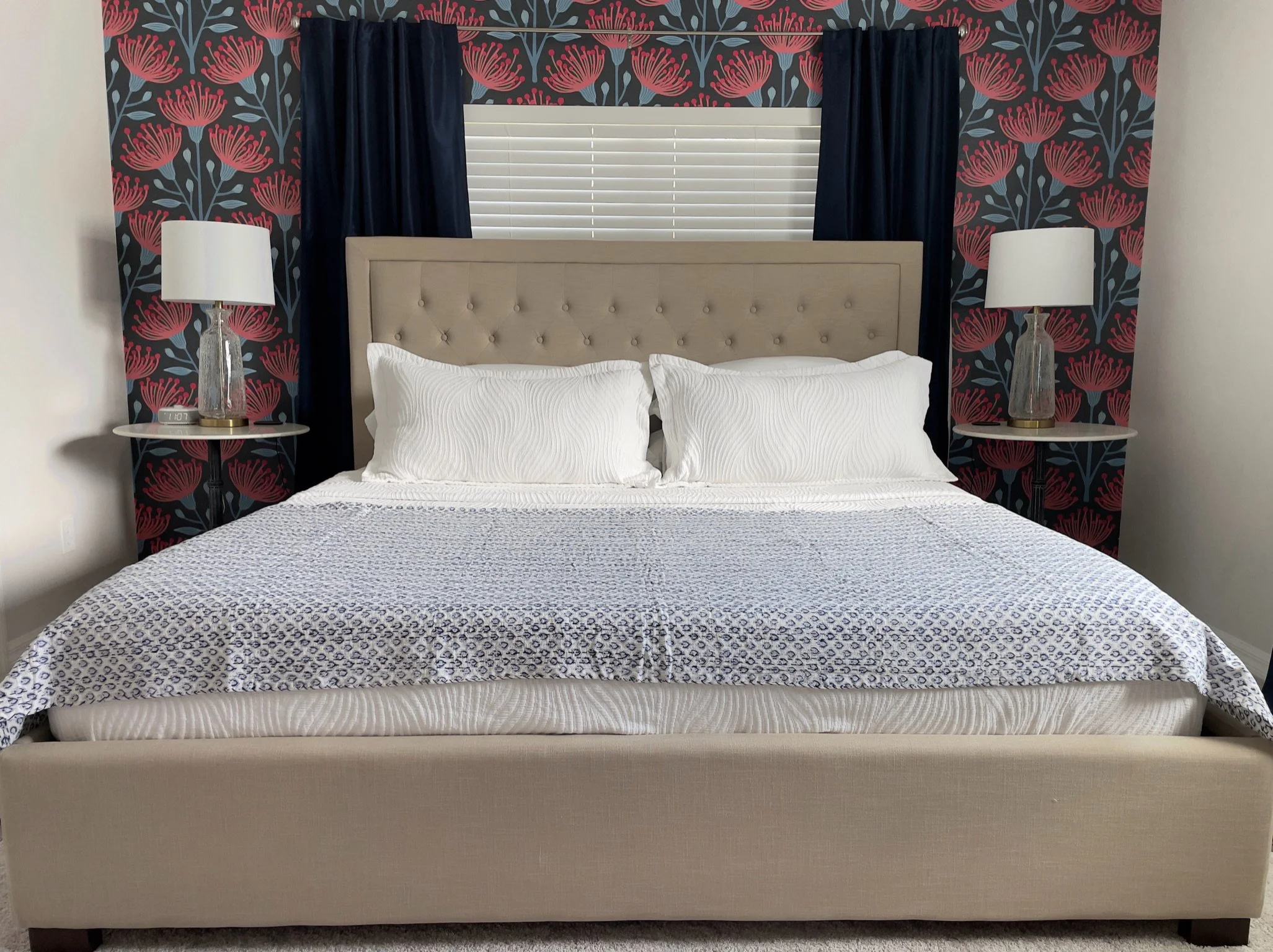 Colorful Pop Bedroom Traditional Style Standout Vacation Rental Home Design