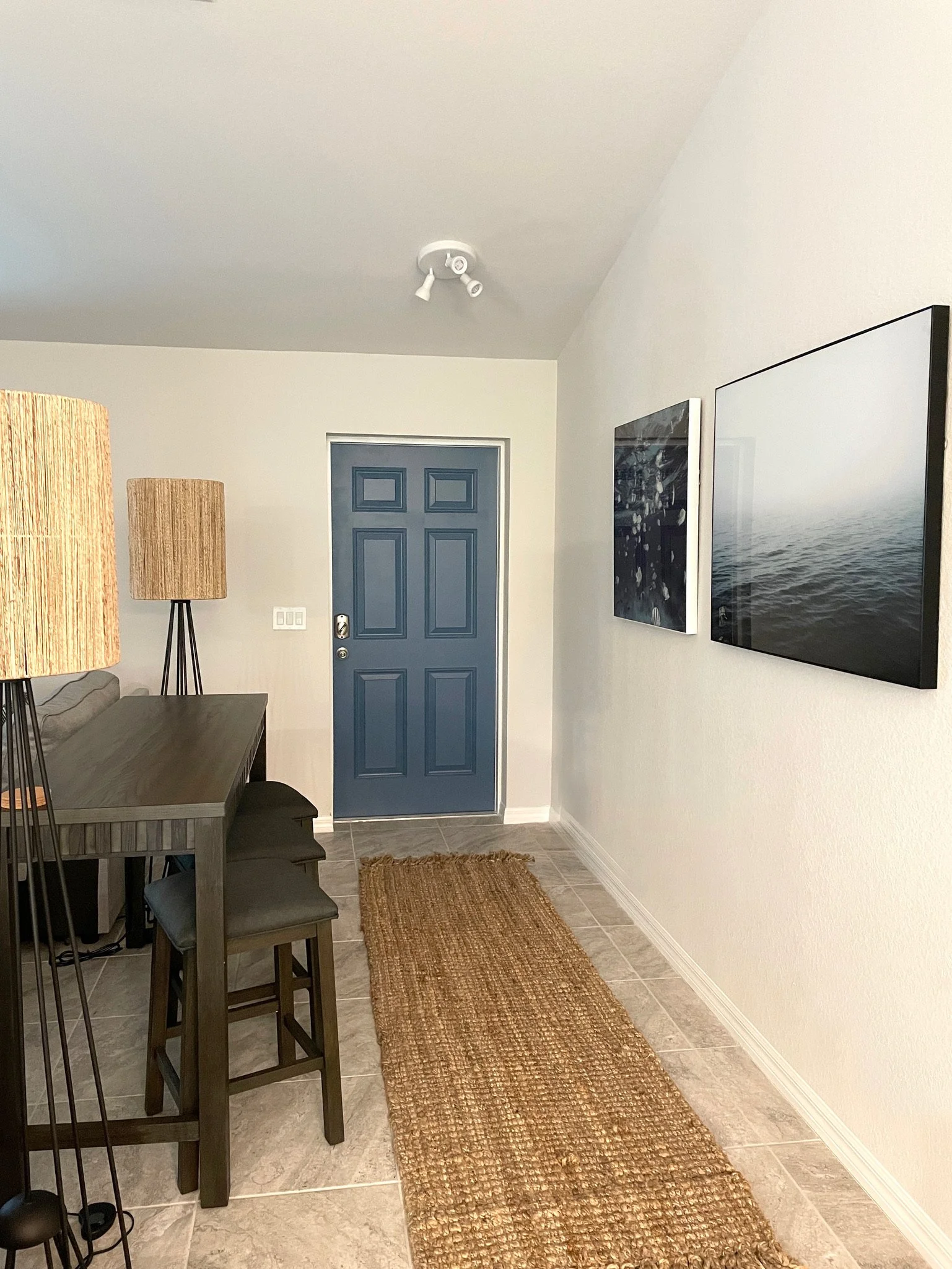 Vacation Rental Home Entry Design Florida Interior Designer