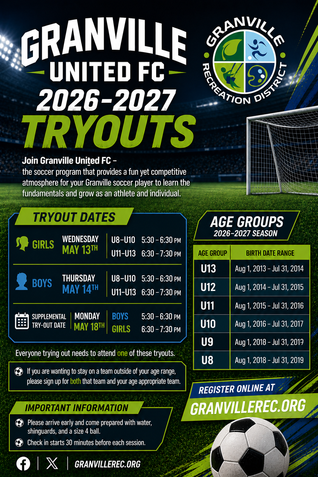 Club Soccer Try-Outs