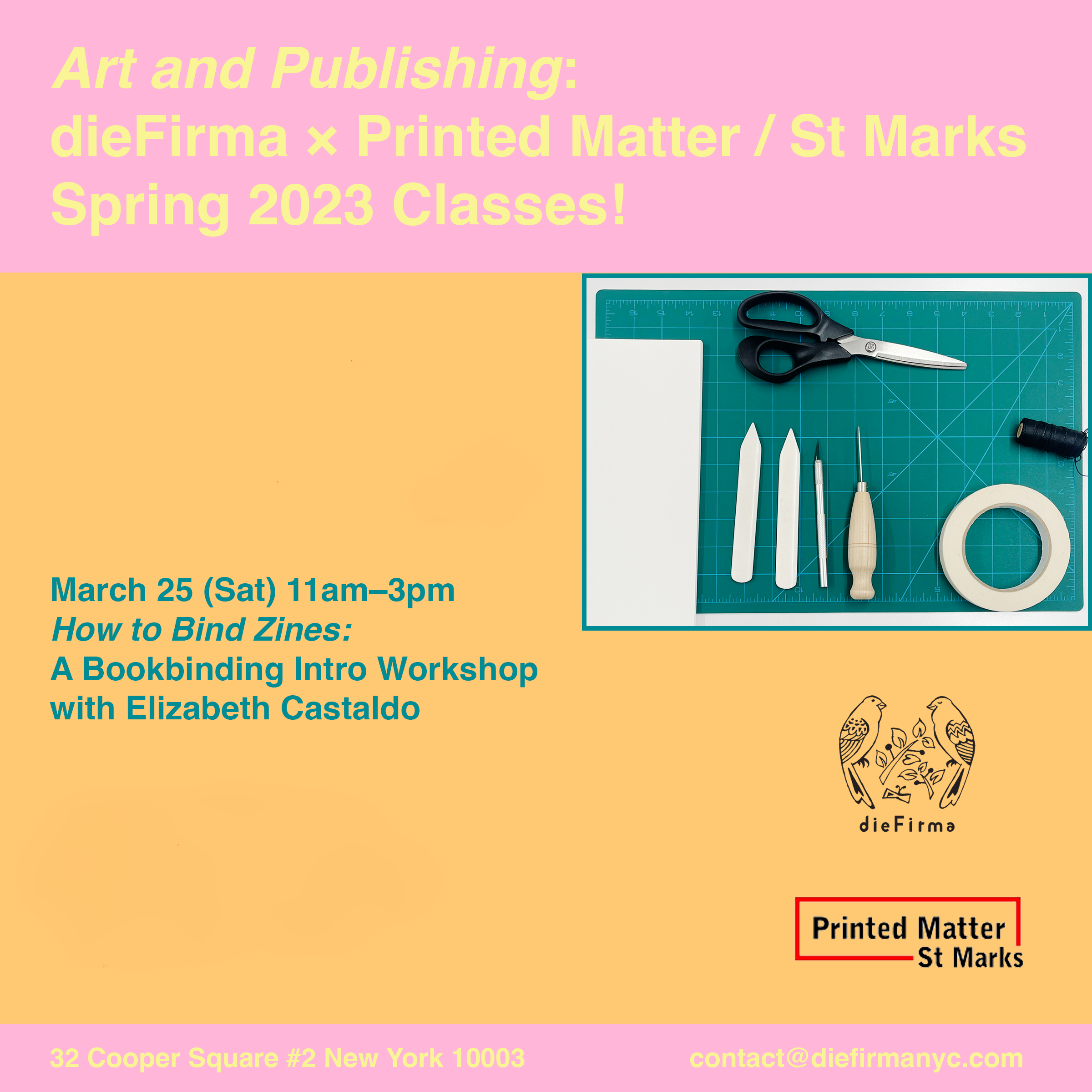 How to Bind Books: A Book Binding Intro Workshop with Elizabeth Castaldo