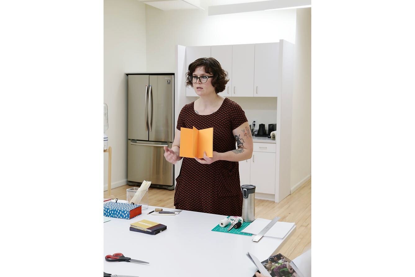 We had a great time learning book binding with @ecastaldo_artandbooks last Saturday ✂️📚📐Thank you to all of the participants for attending! 

Art and Publishing is a three-part workshop program co-presented with our friend @printedmatter_stmarks 

