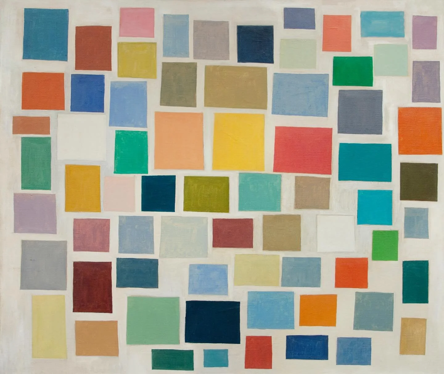 Nadia Gould: Because I am Young, Beautiful &amp; Talented opens next week! Join us for the opening reception on October 16th from 6:00-8:00pm. Check out our online viewing room, link in bio! #nadiagould #womanartist #geometricabstraction #murals #wor