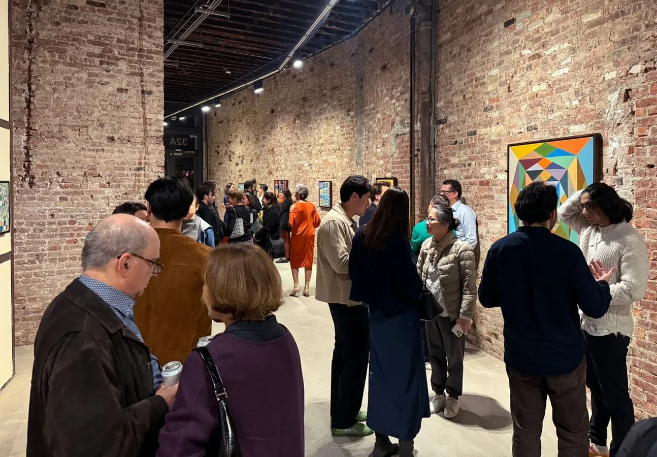 Thank you for joining us! Because I am Young, Beautiful and Talented: Nadia Gould is on view through January 17th, 2026. Check out the expanded viewing room, link in bio #nadiagould #womanartists #geometricabstraction #mural #worksonpaper
