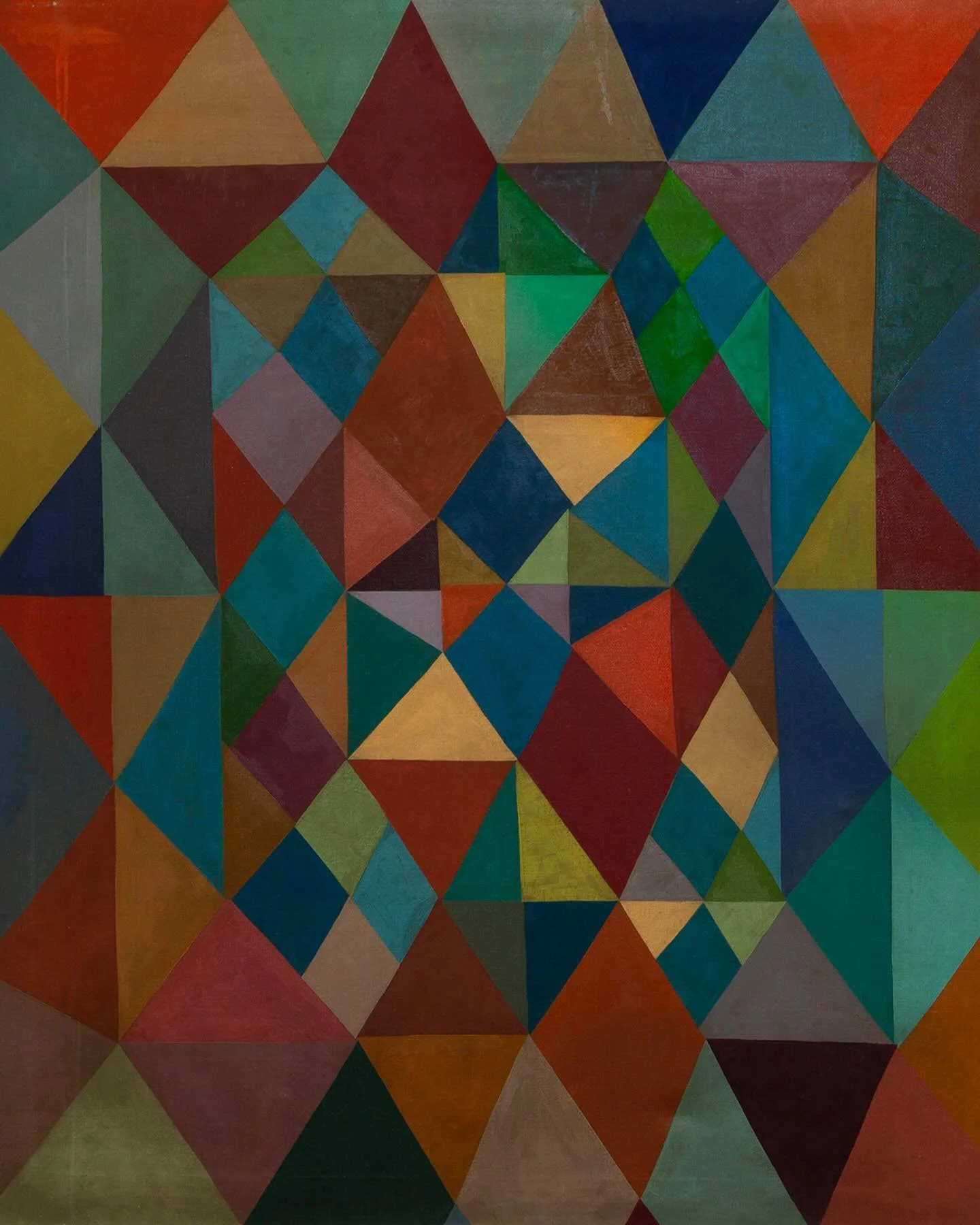 &ldquo;Always the eye feasts on a sparkling interplay of color&hellip;they are all enchanting exercises in the possibility of color and geometry.&rdquo; -Manhattan East review, October 10, 1963

Nadia Gould&rsquo;s solo show in 1963 at Bridge Gallery