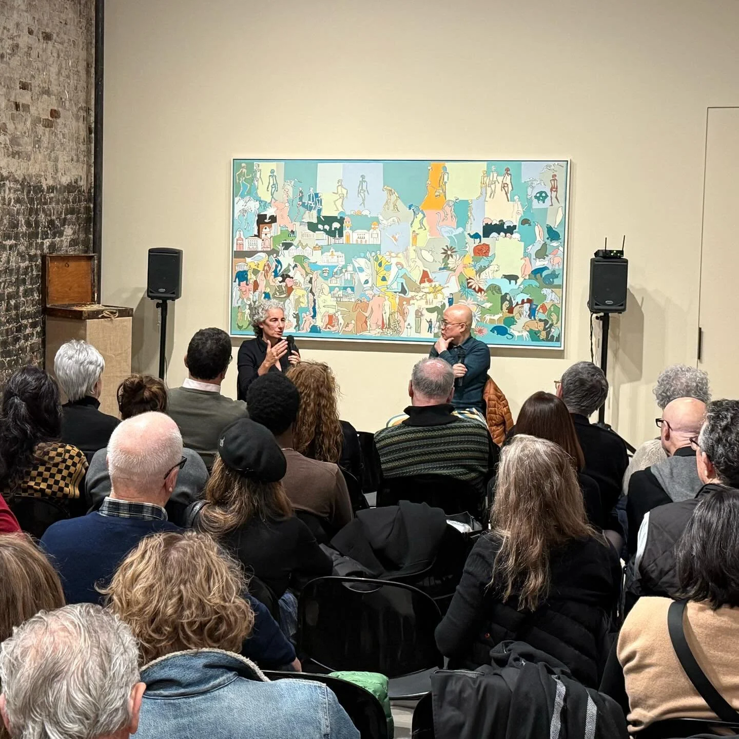 Thanks you for joining us!

Last night was a wonderful evening of conversation and contemplation between Andrea Stern and Phong Bui on Nadia Gould

#nadiagould #thebrooklynrail  #art #womanartist
#geometricabstractions