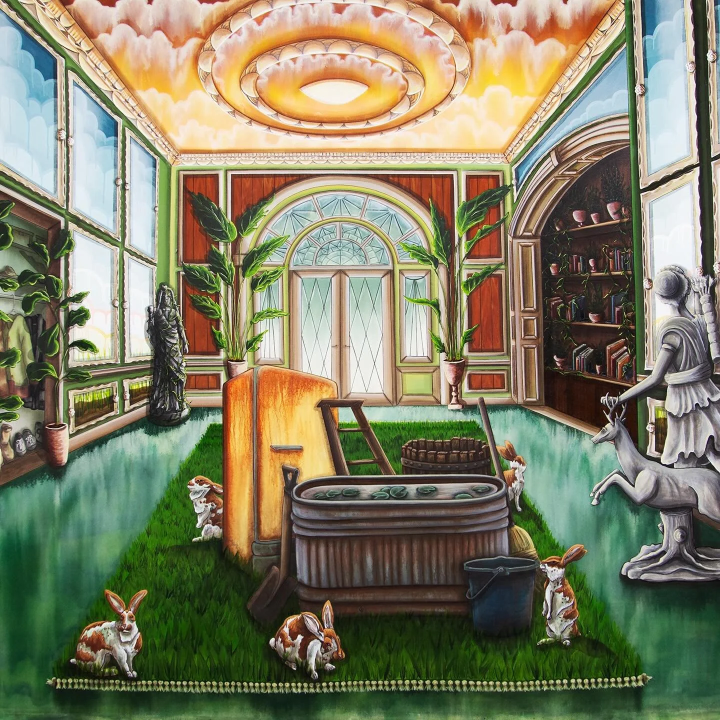 Kati Henning: An Unquiet House
Opens April 30th

#KatiHenning #diefirmanyc #soloshow #womanartist #femalepainter