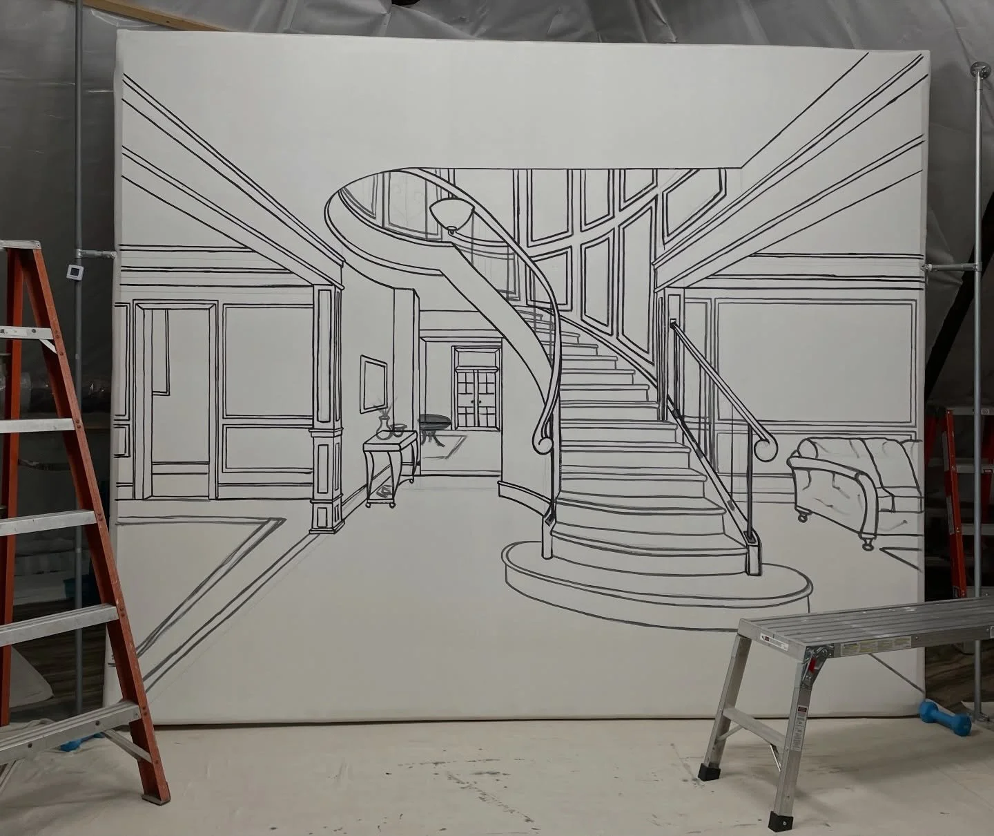 Take a look inside artist Kati Henning&rsquo;s studio! 

Here is a behind the scenes look at her process as she completed the monumental works currently on exhibit at dieFirma

An Unquiet House
open through July 25th
Gallery hours Wed-Sat 12-6

#Kati