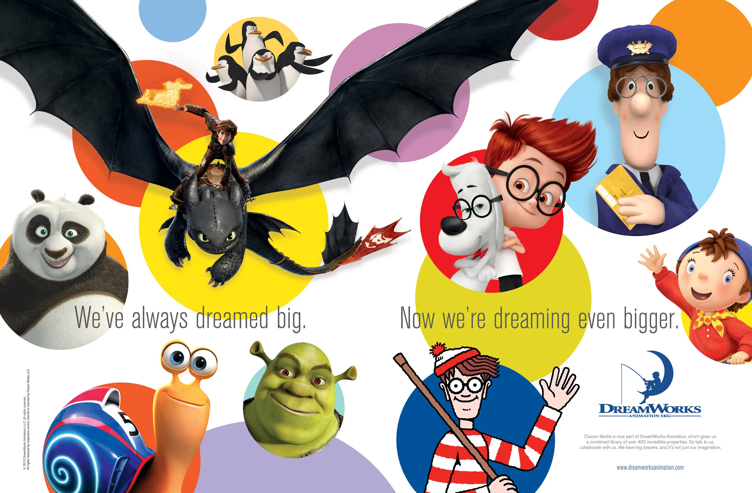 DreamWorks Animation BLE / MIPCOM Double-Page Spread