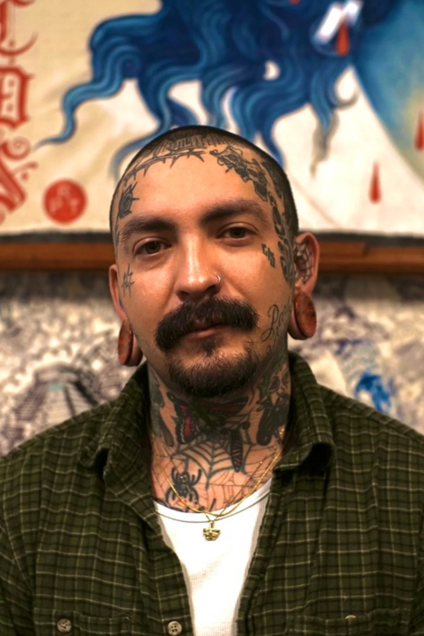 Cameron Apodaca, tattoo artist and co-owner of Salvation Tattoo in Bishop Arts, Dallas