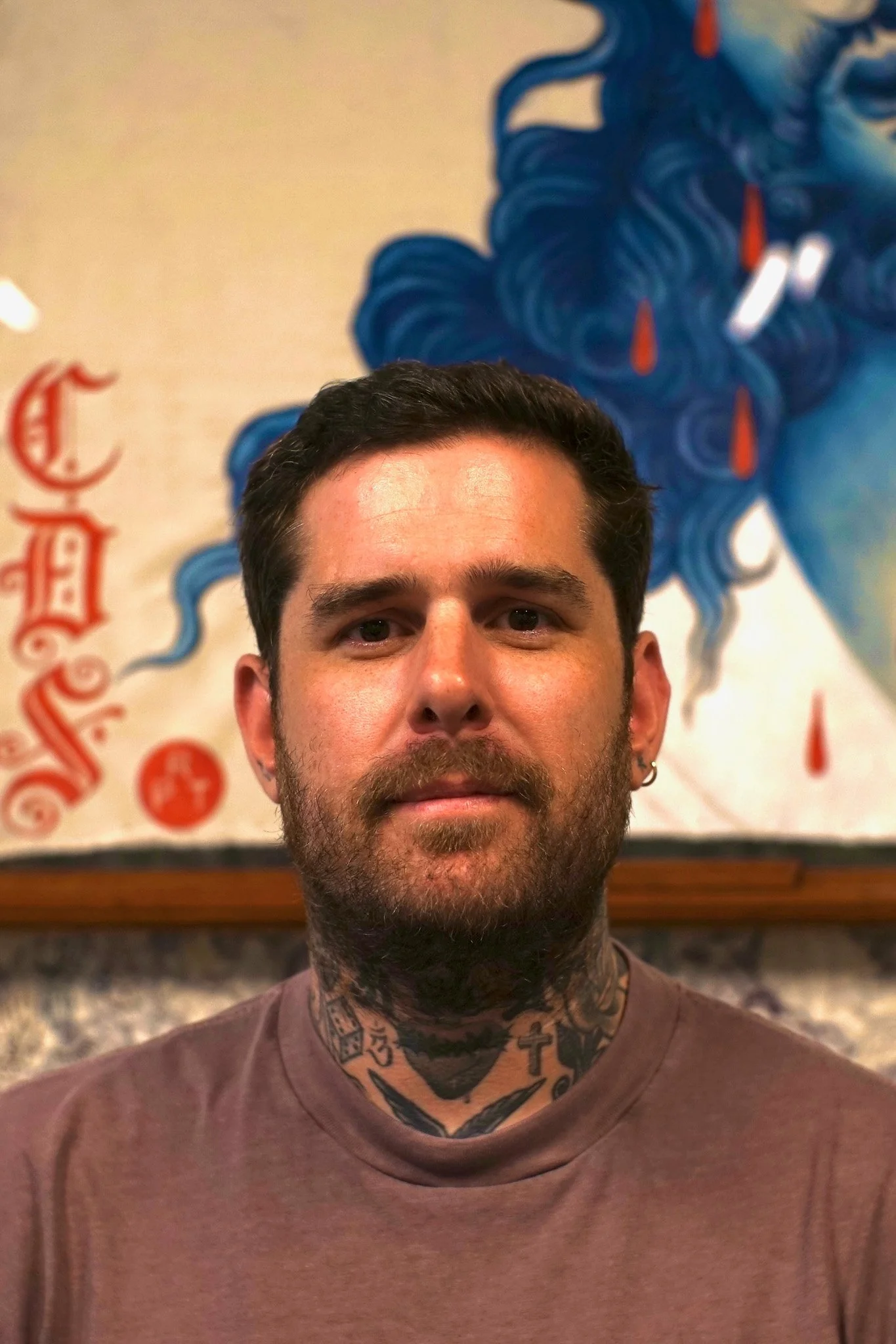 Philip LaRocca, tattoo artist and co-owner of Salvation Tattoo in Bishop Arts, Dallas