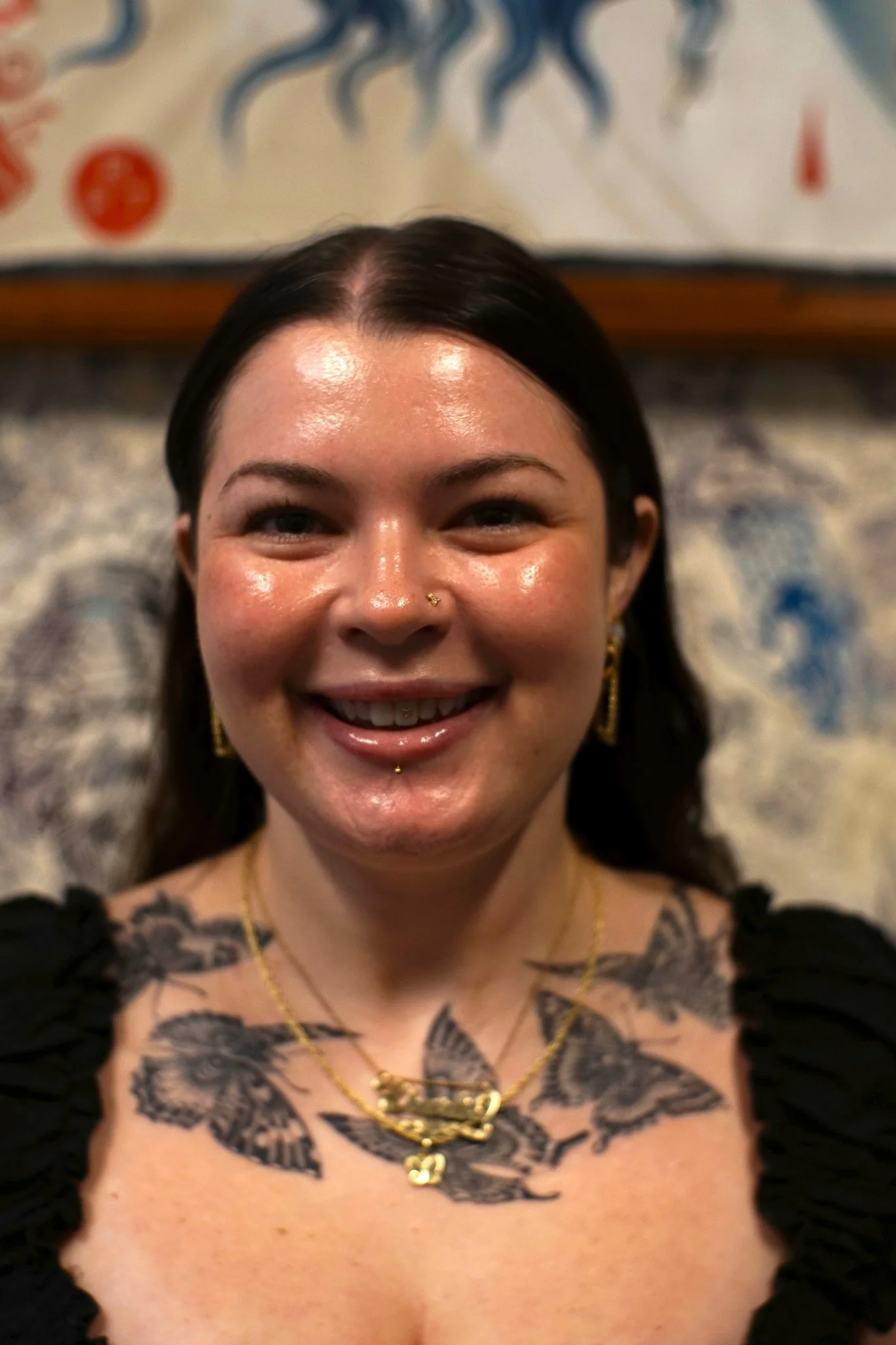 Kat Freedman, tattoo artist at Salvation Tattoo in Bishop Arts, Dallas