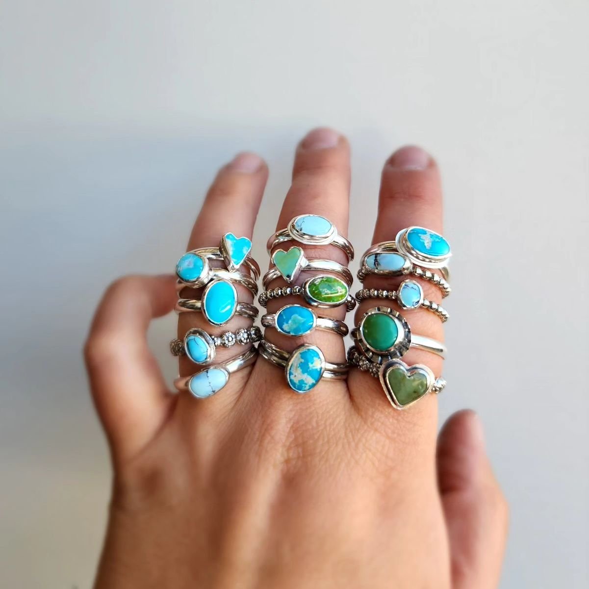 A whole batch of adorable stacking rings! Who needs one? (Everyone, everyone needs at least one!)

Available to newsletter subscribers next week, June 6th, and to the public on June 7th. Which one do you like the most??