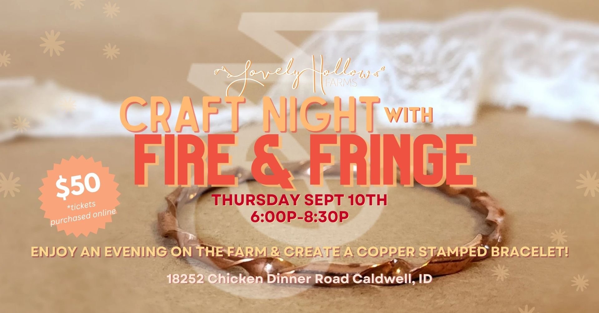 Make Copper Stamped Bracelets on The Farm