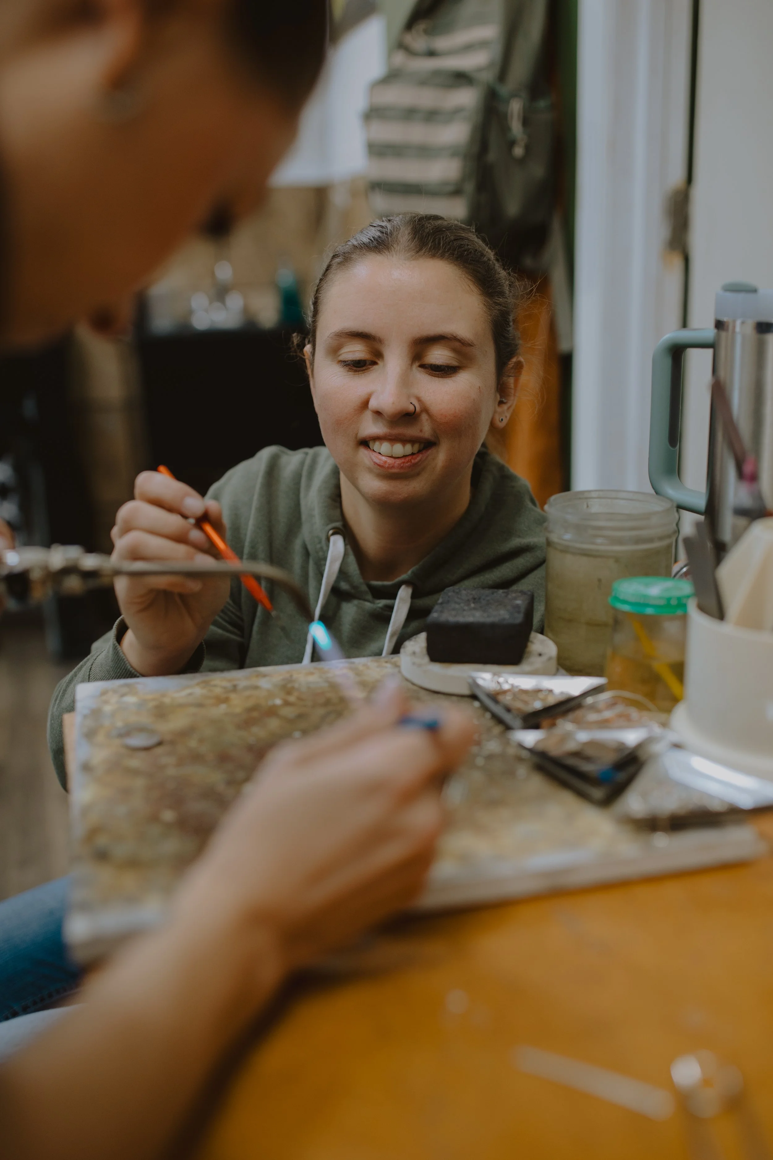 Silversmithing class