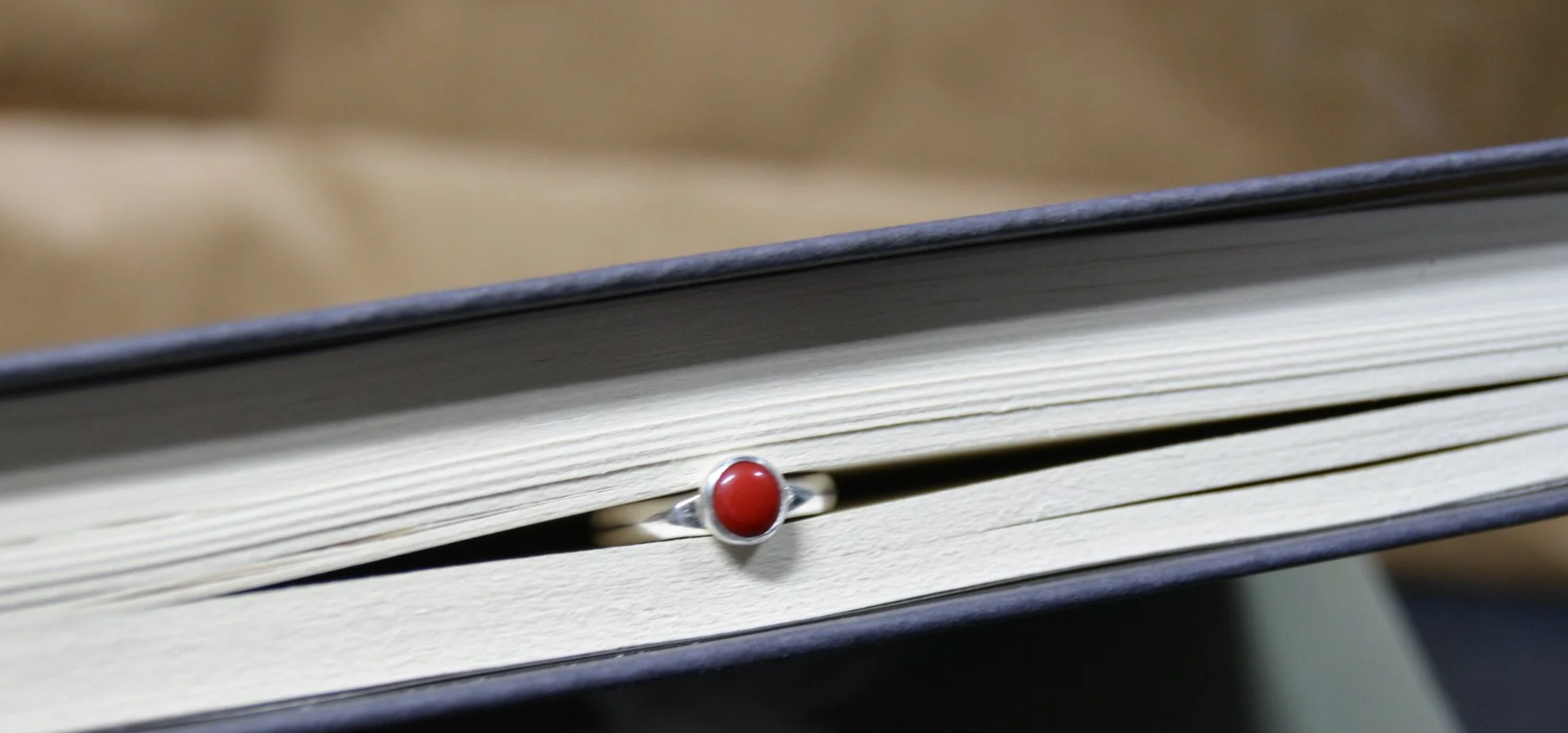Handcrafted Red Coral Ring