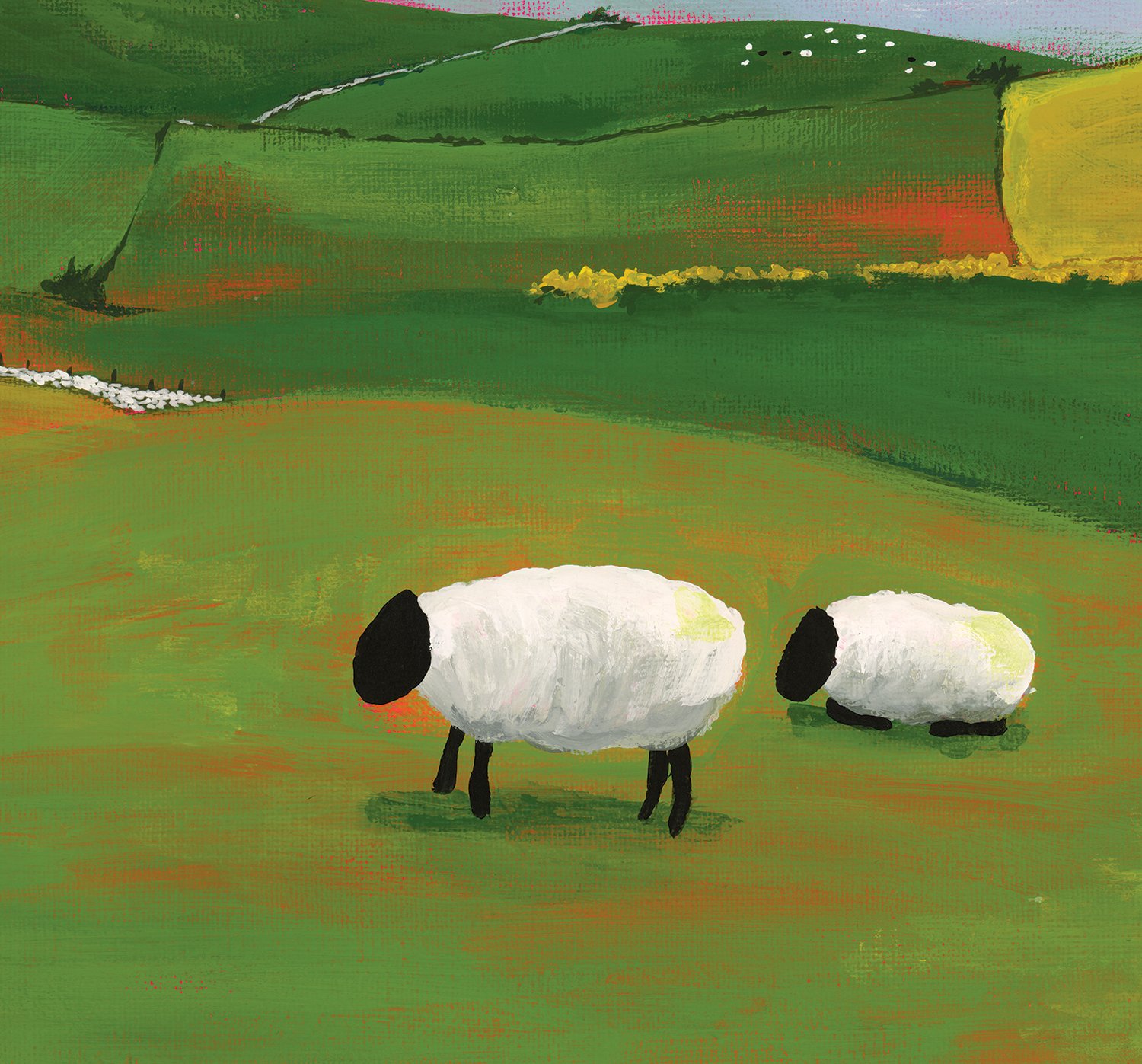 sheep_pink sky_detail.jpg