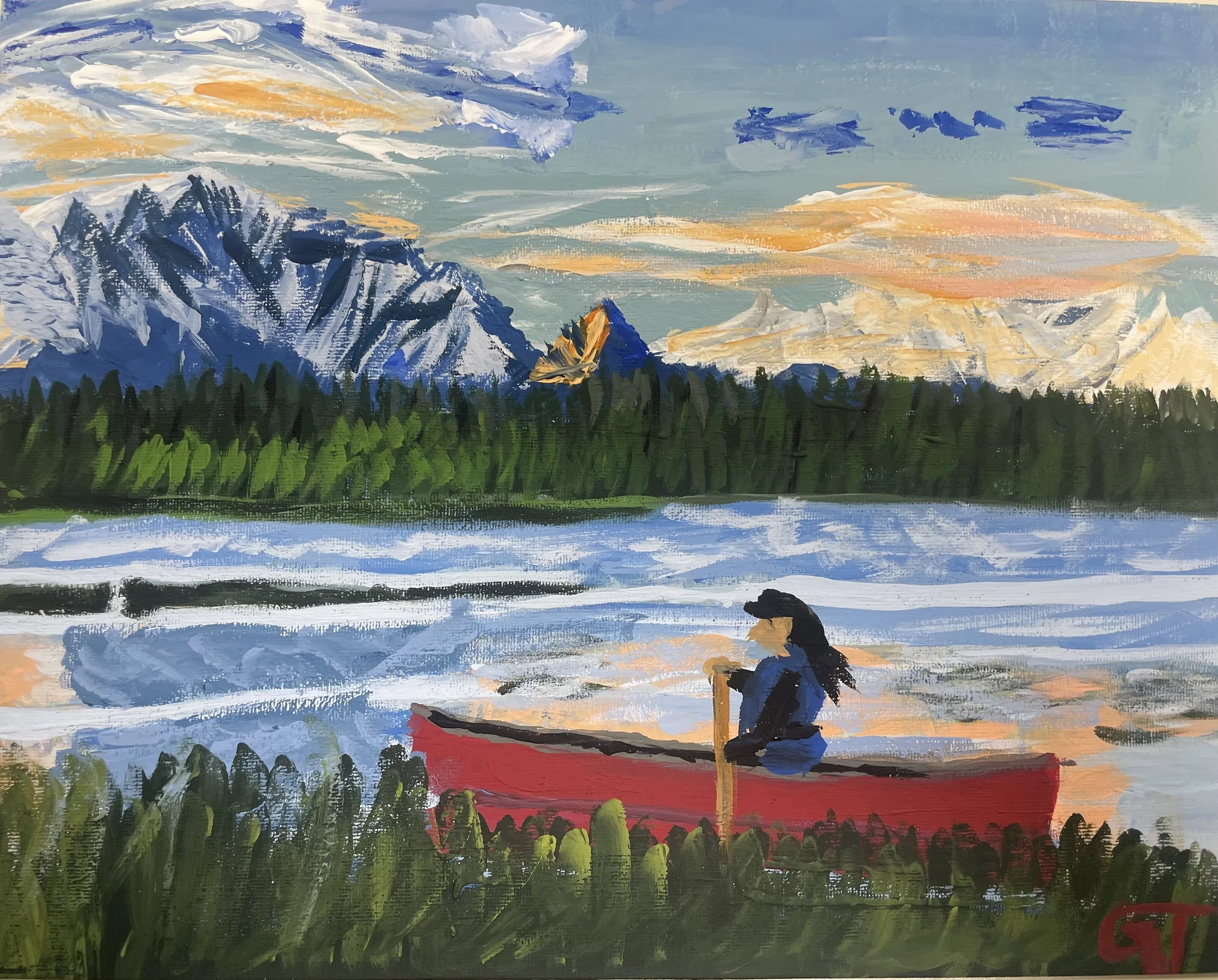 Greyer T - the mountain lake 