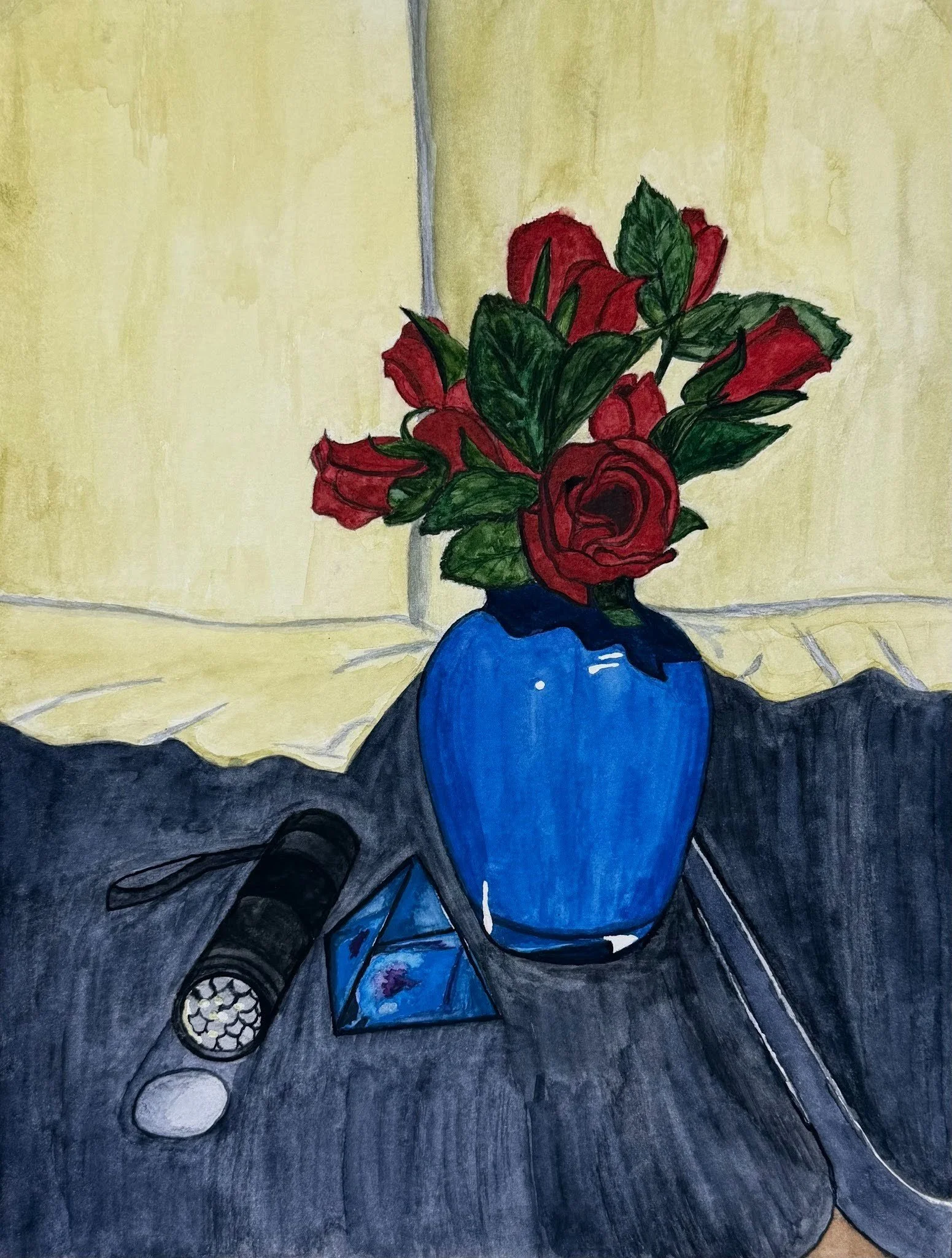 Anna P - Vase of Roses 