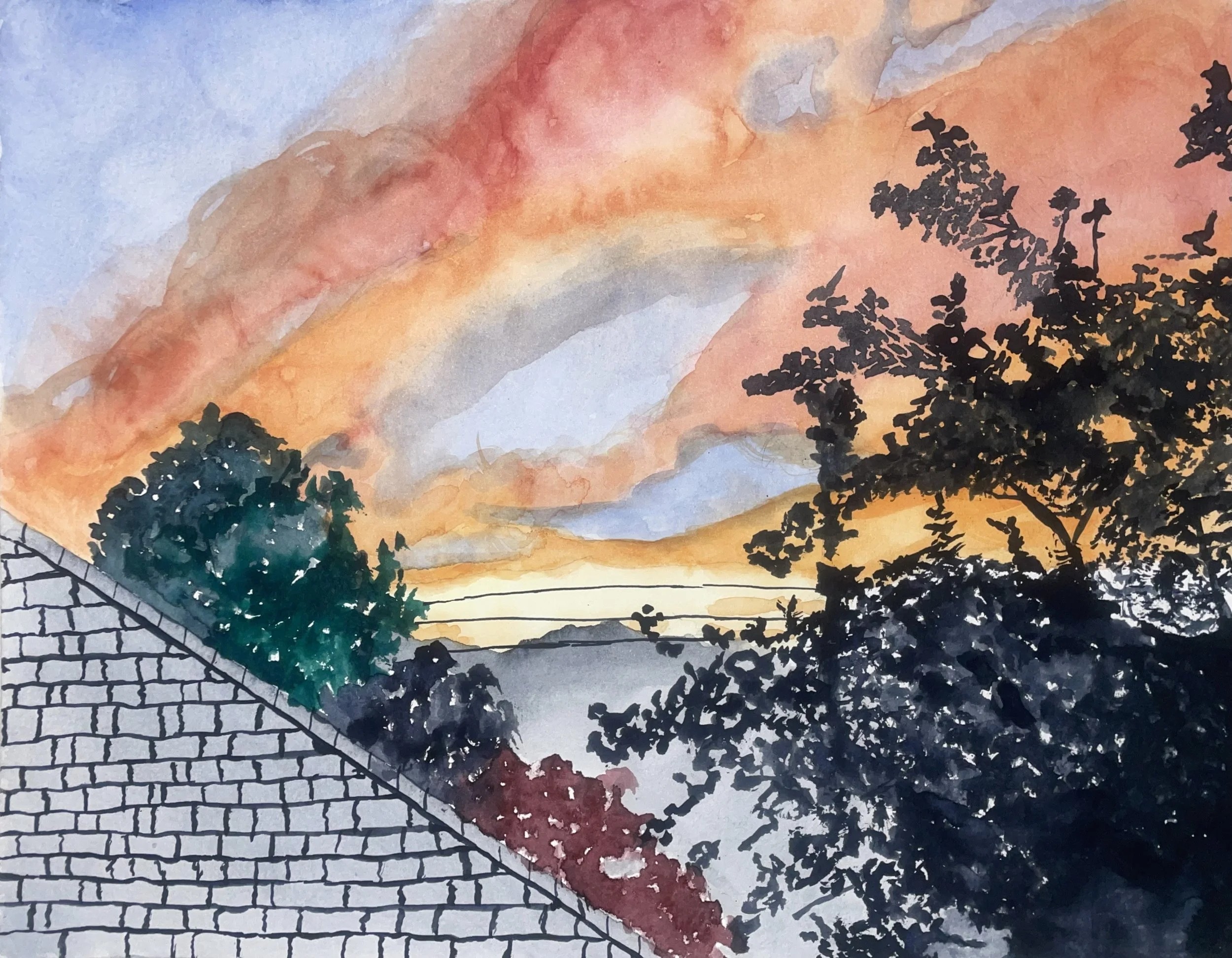 Alyssa H - Backyard Sunset