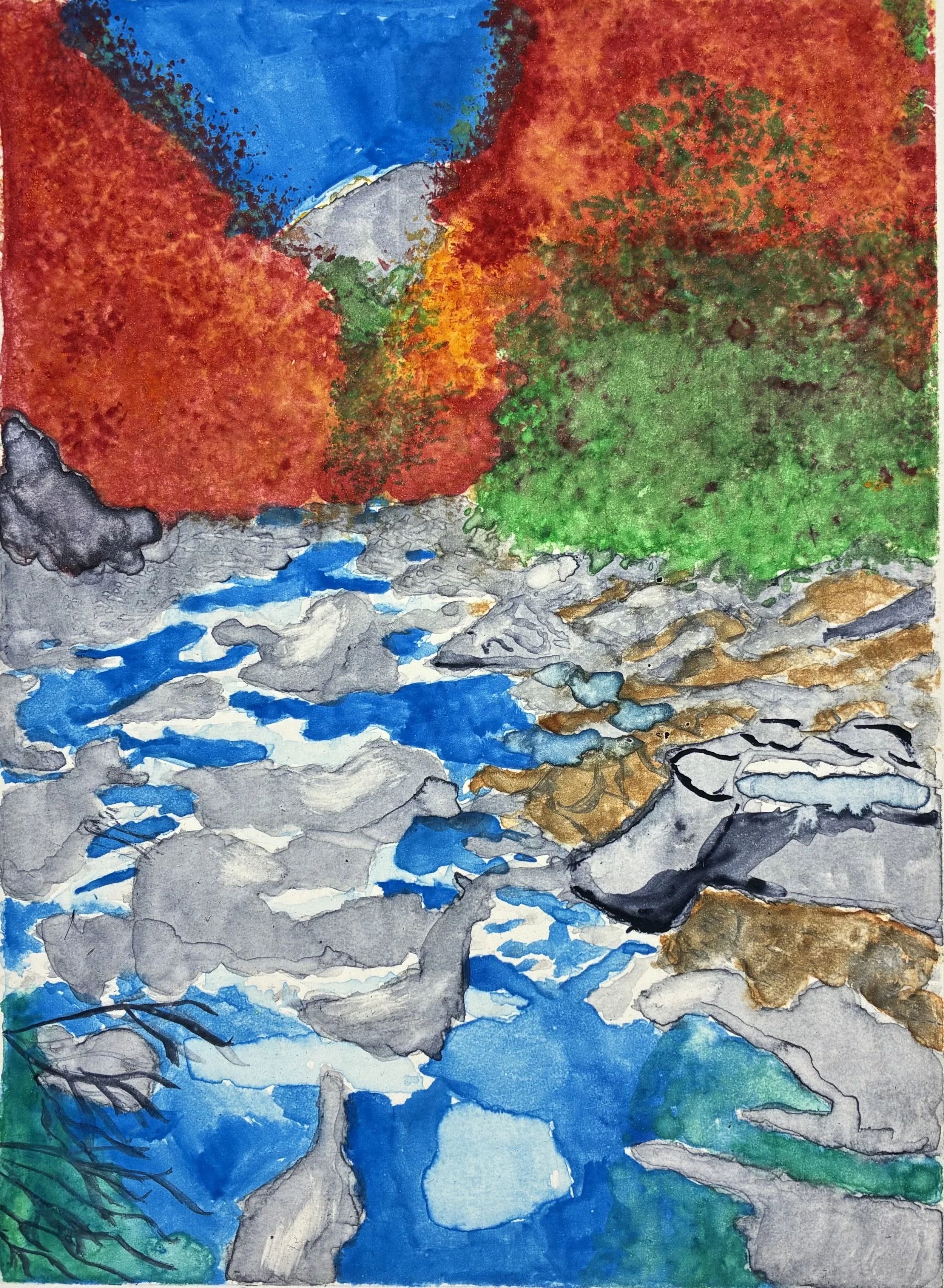 Sophie W - River the mountains