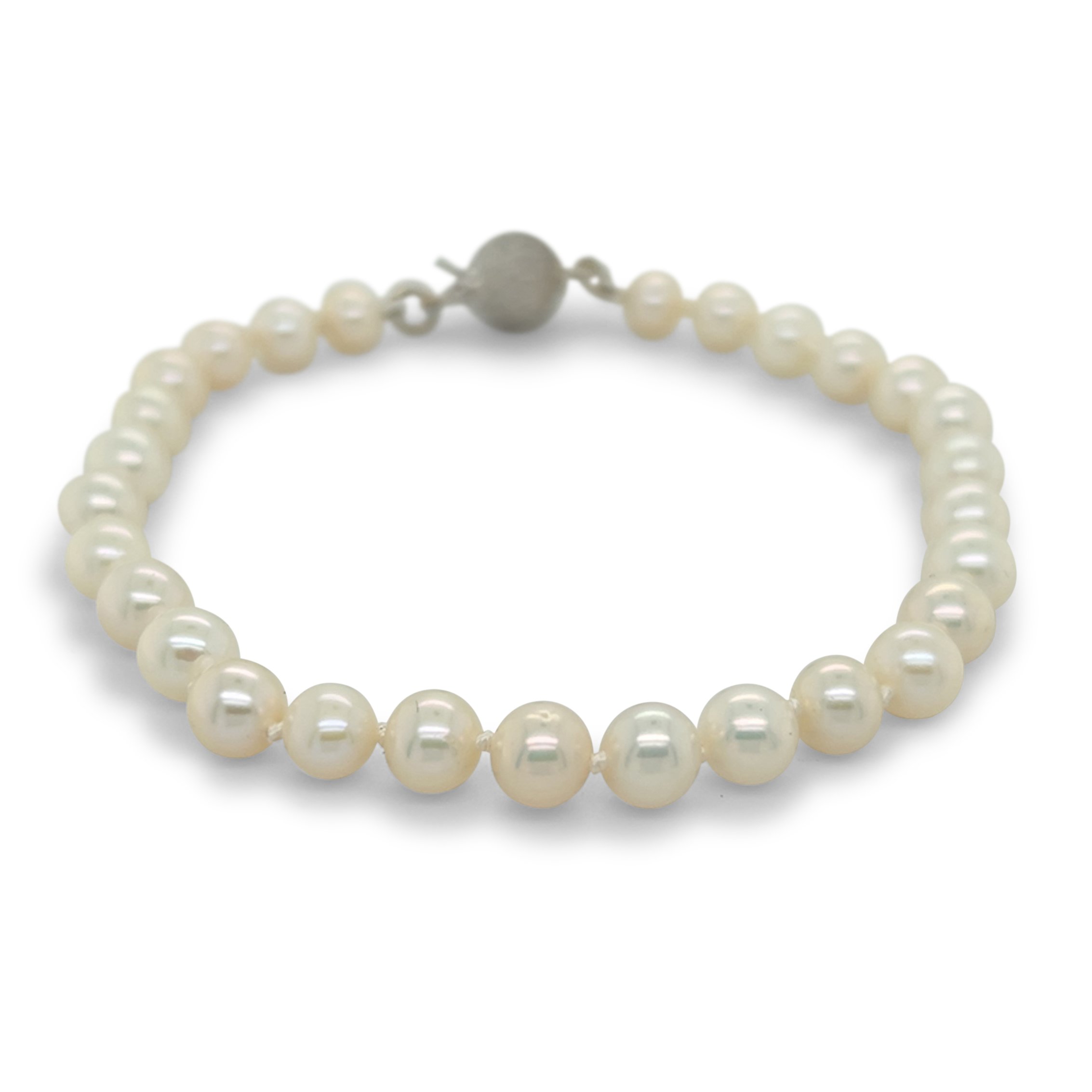 Cultured Fresh Water Pearl Bracelet Elastic 7