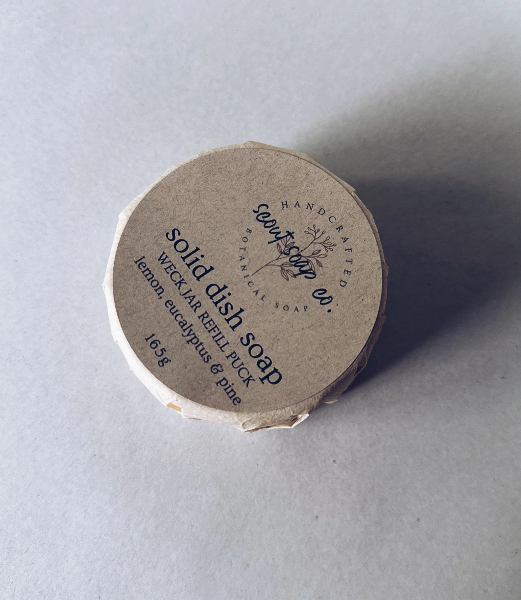 solid dish soap block — scout soap co.