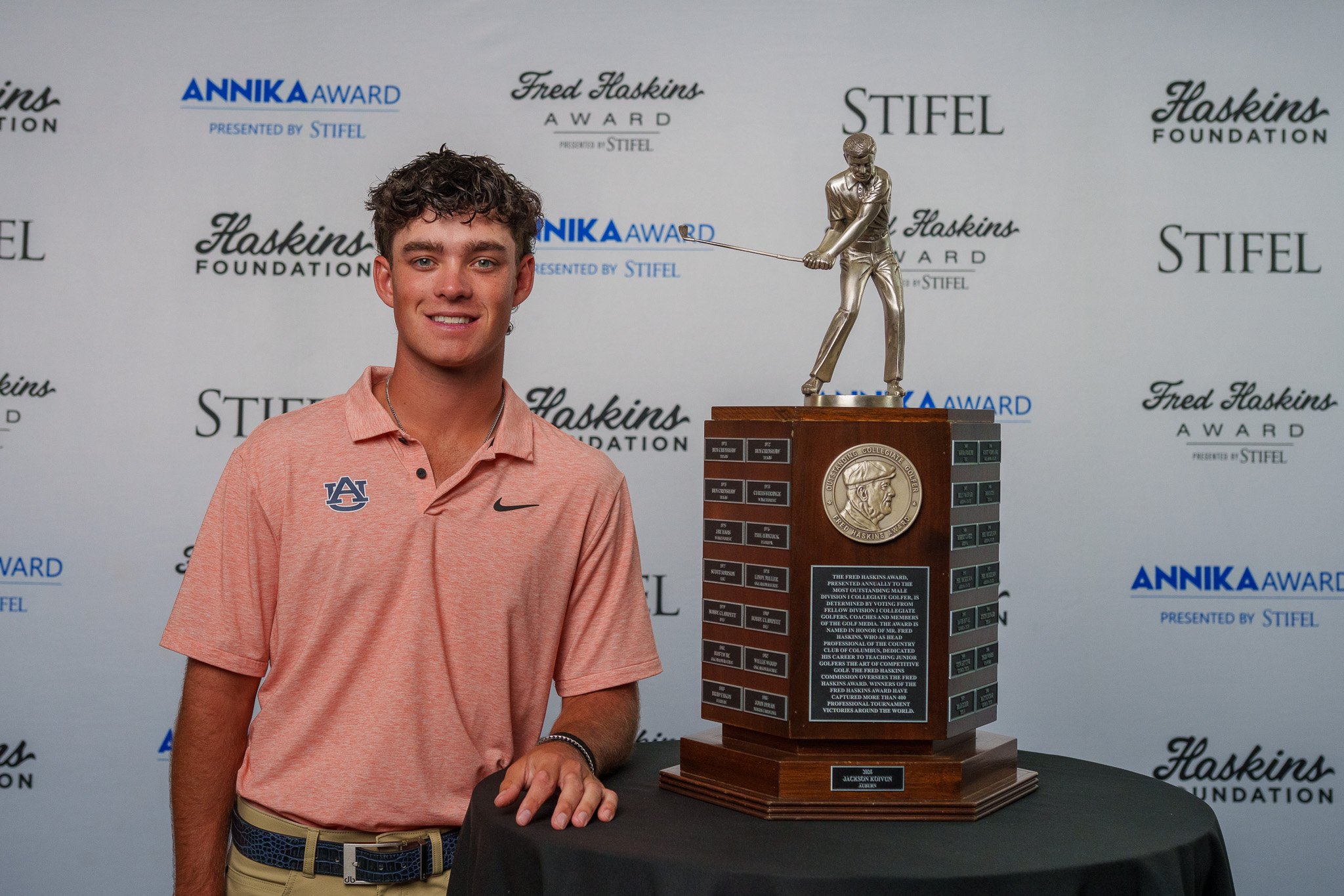 Jackson Koivun Wins the 2025-2026 Fred Haskins Award presented by Stifel