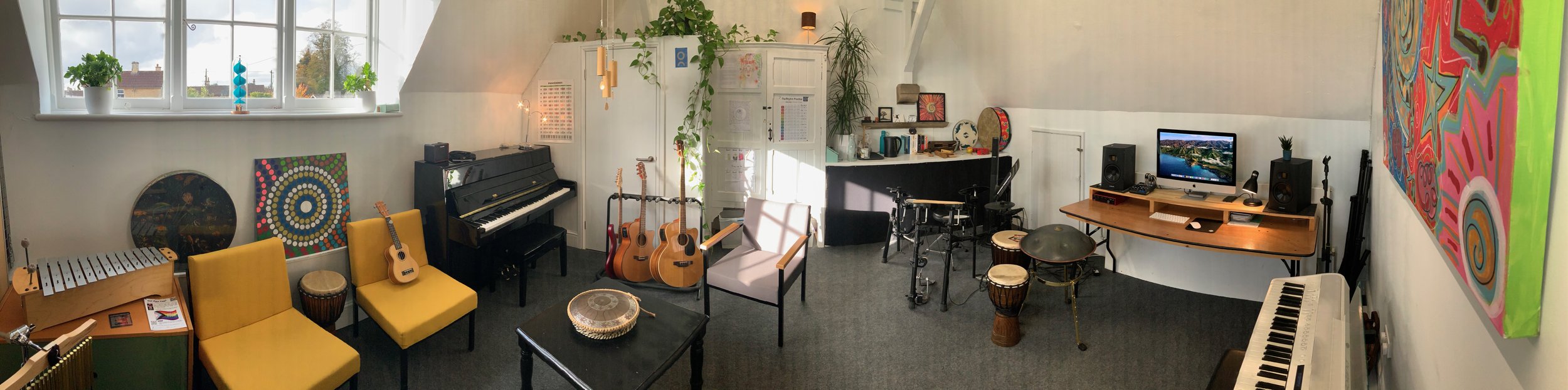 The loft therapy studio at The Pound Arts Centre