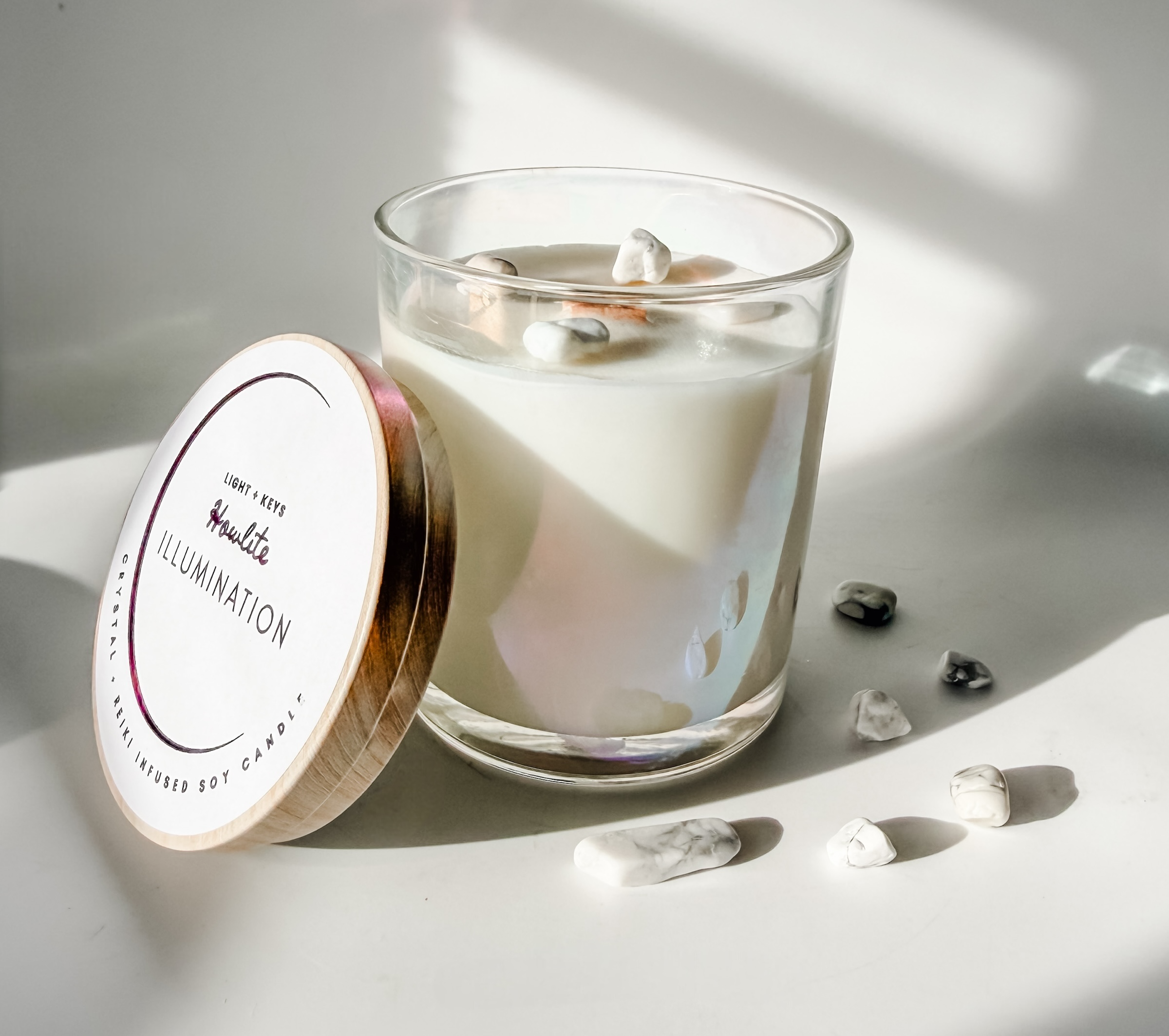 Howlite Candle / Oil