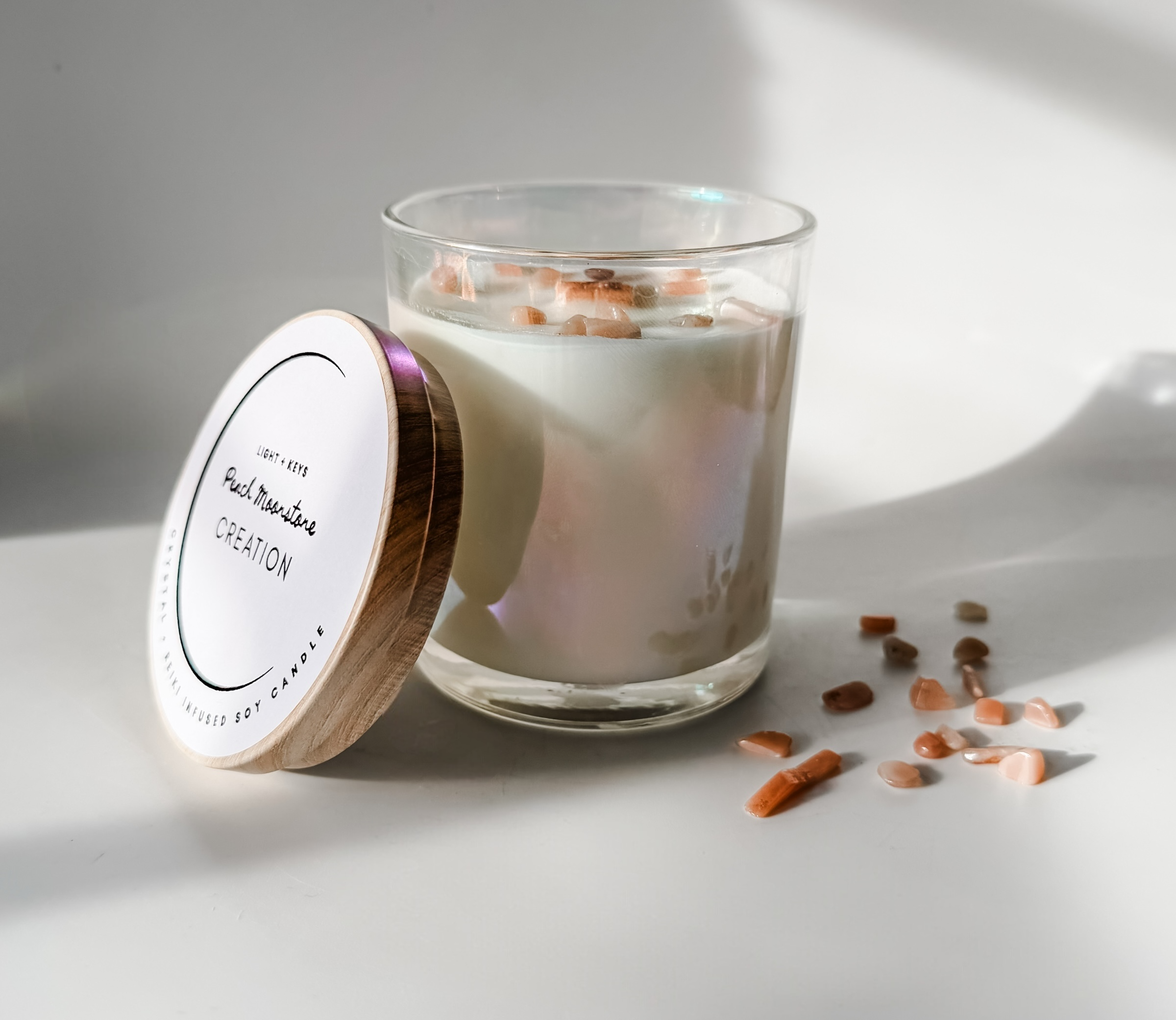 Peach Moonstone Candle / Oil