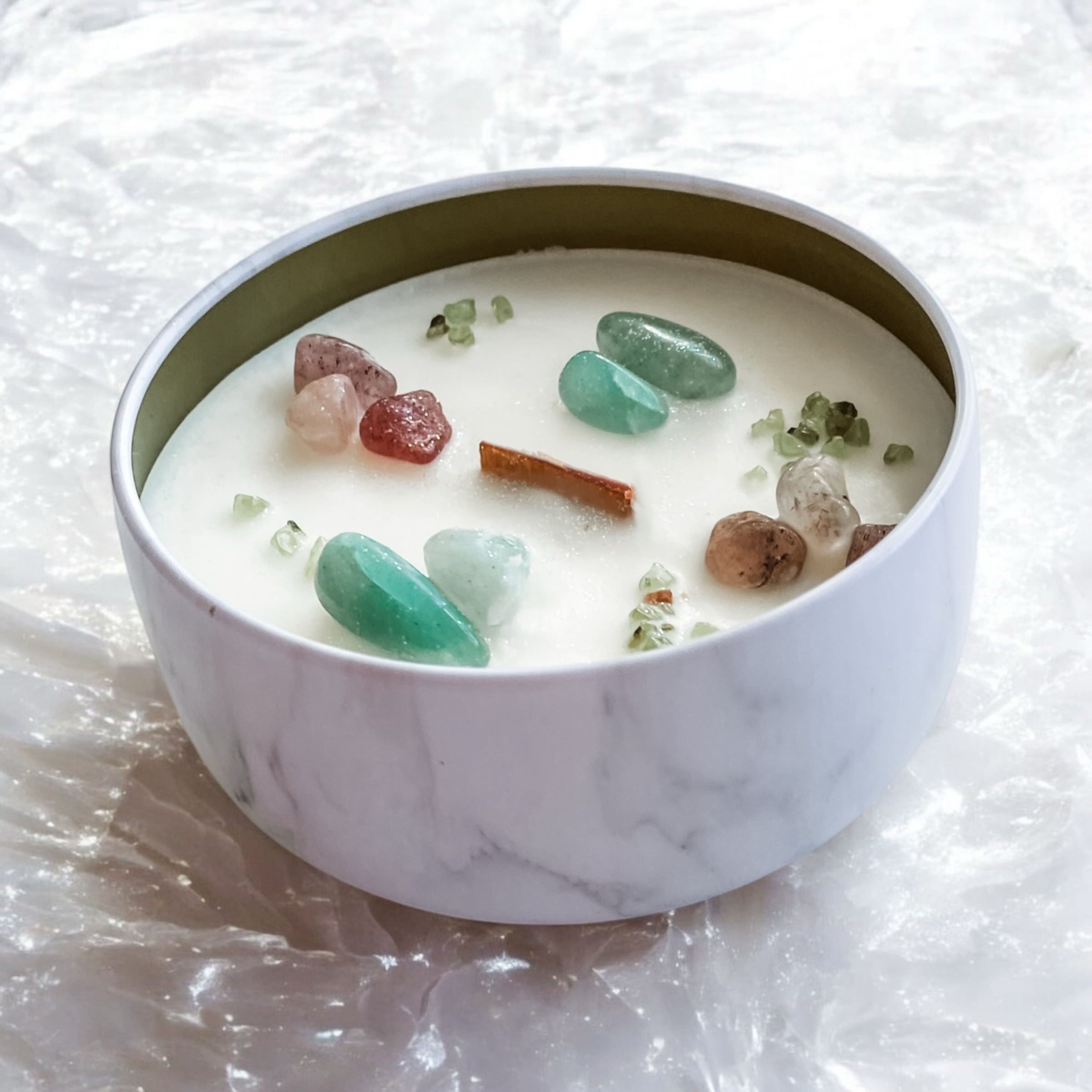 Make A Wish Crystal and Reiki Infused Candle