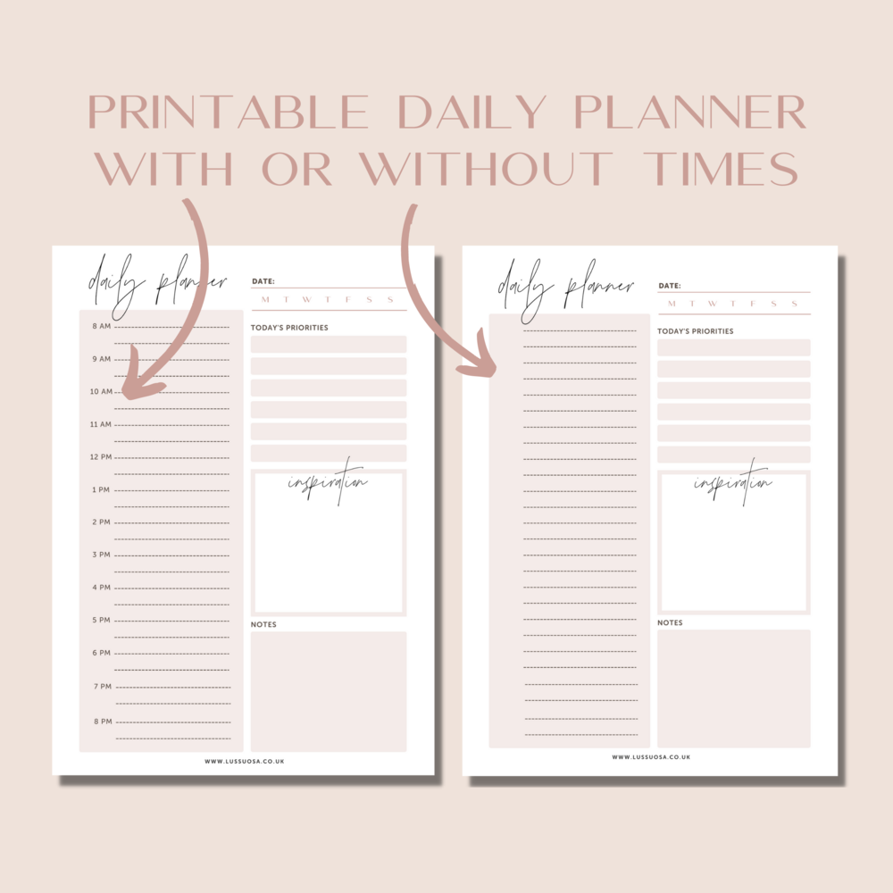 PRINTED A5 List Planner Refill Pages A5 Printed Planner 