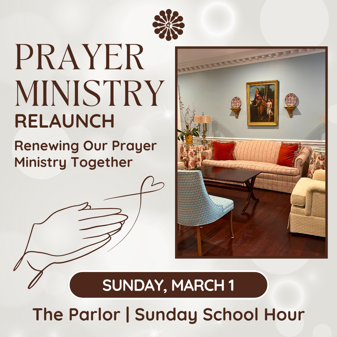 Prayer Ministry Relaunch Meeting