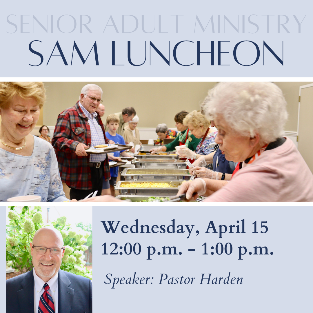 SAM Luncheon: April 15