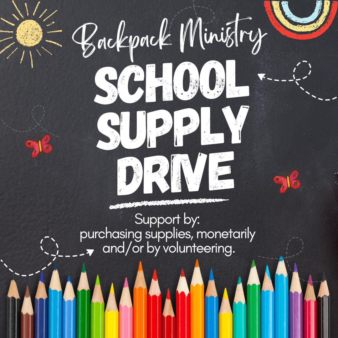 Backpack Ministry School Supply Drive