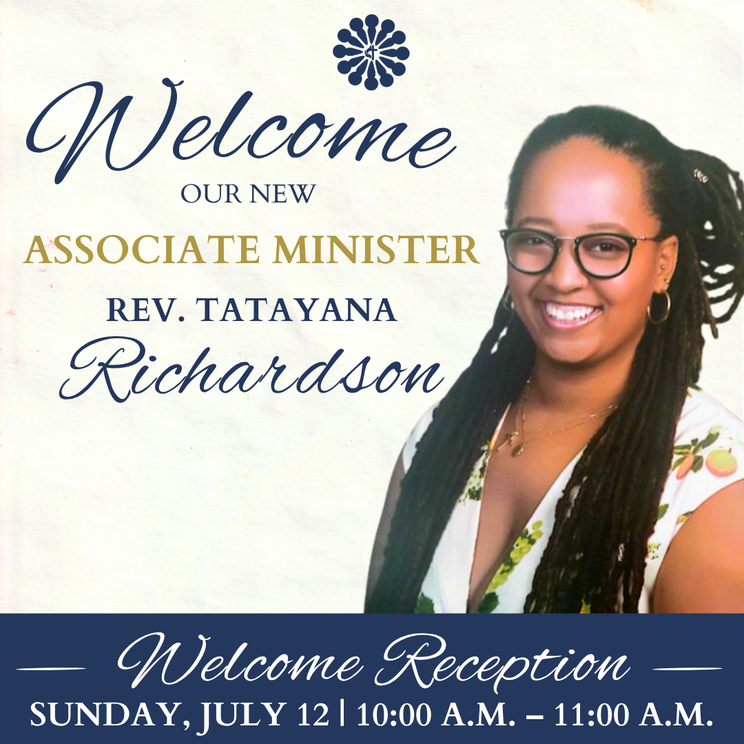 Welcome for Pastor Tatayana Richardson