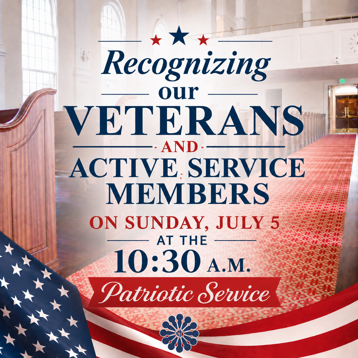 An Invitation to our Veterans &amp; Active Service Members