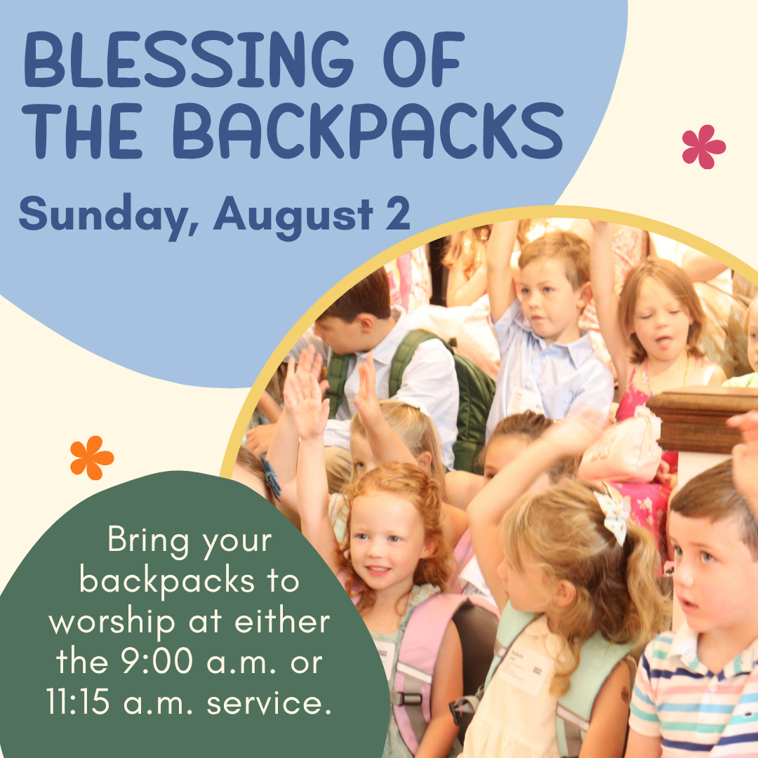 Blessing of the Backpacks